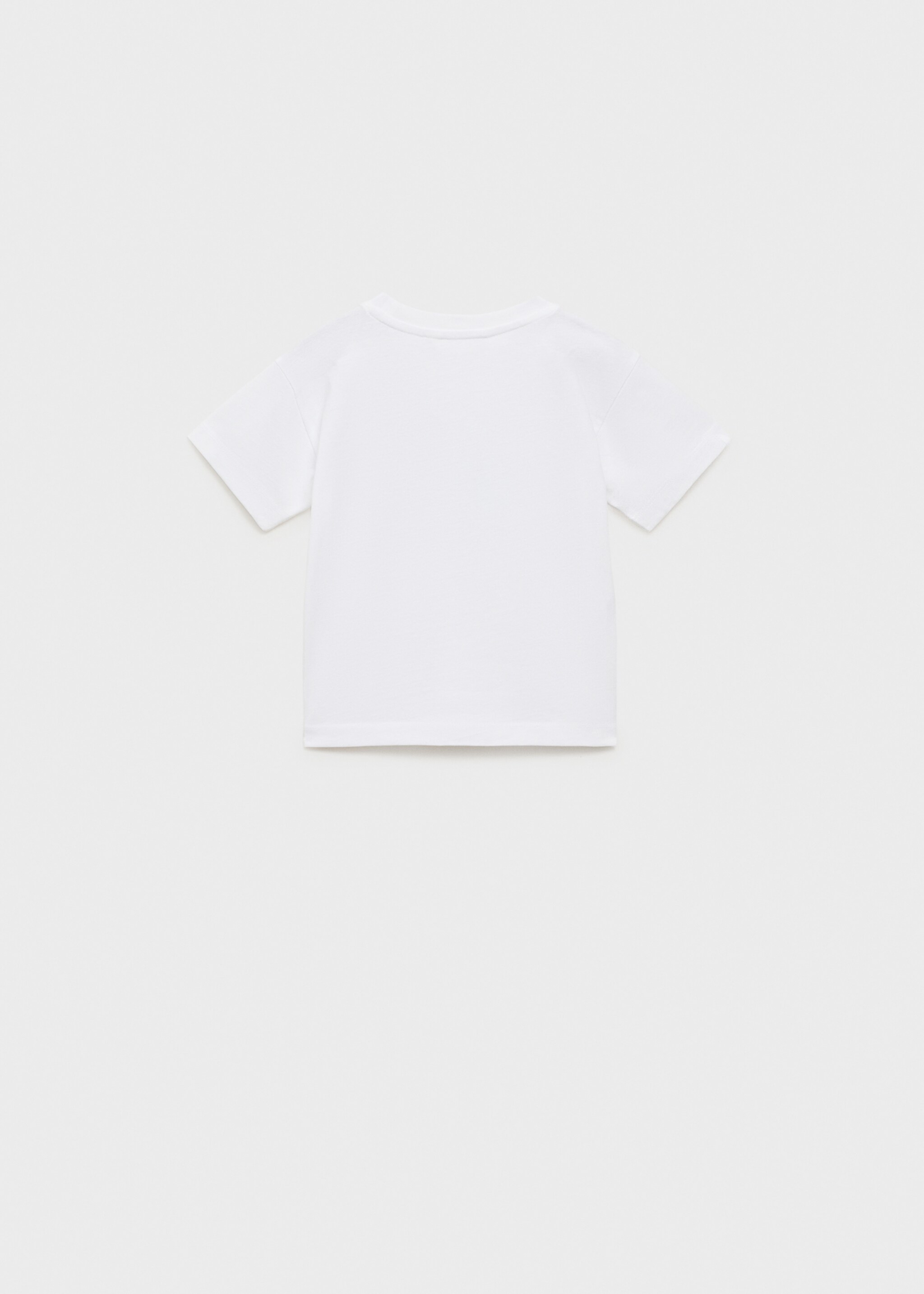 Printed cotton-blend t-shirt - Reverse of the article