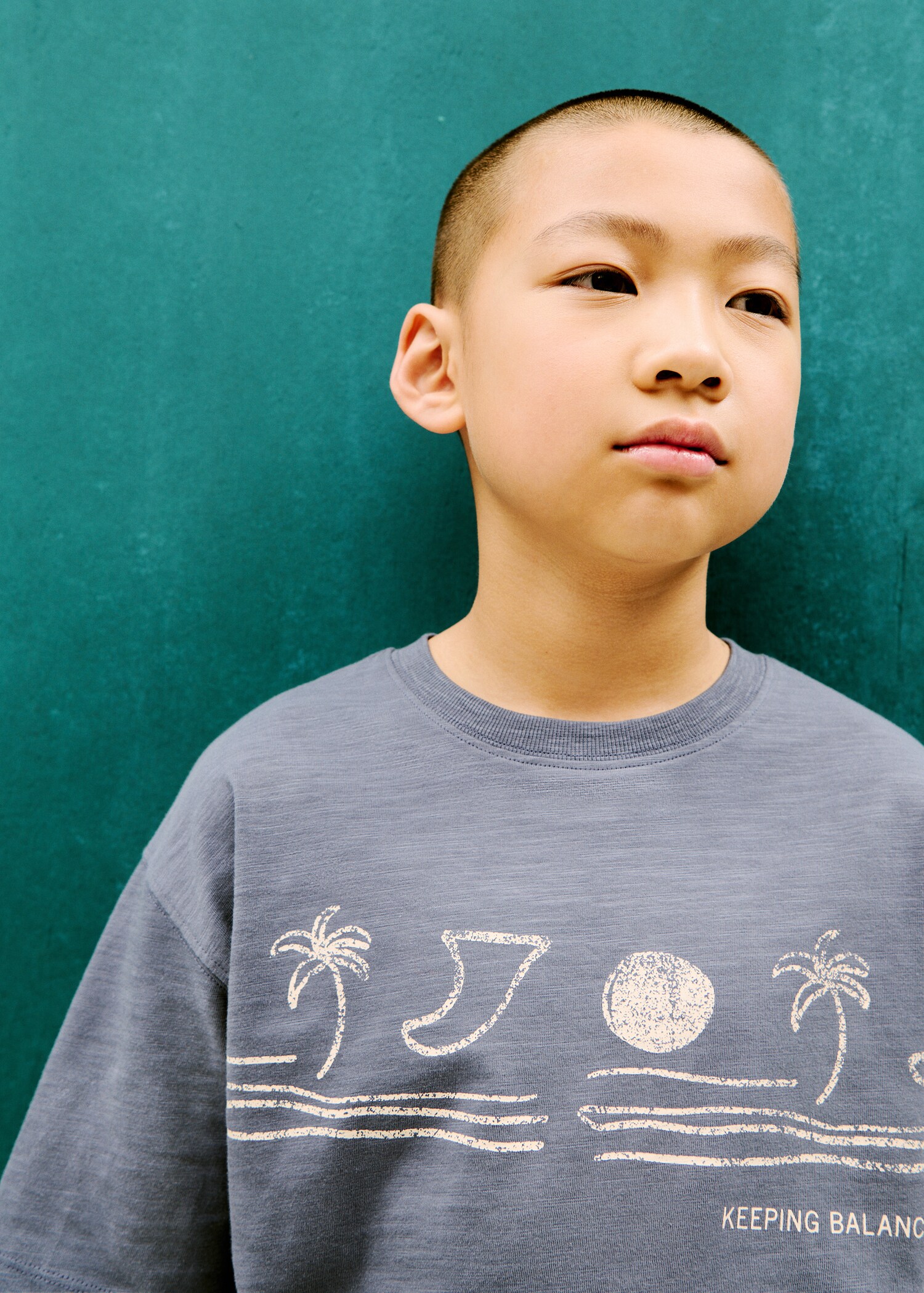 Palm print T-shirt - Details of the article 1