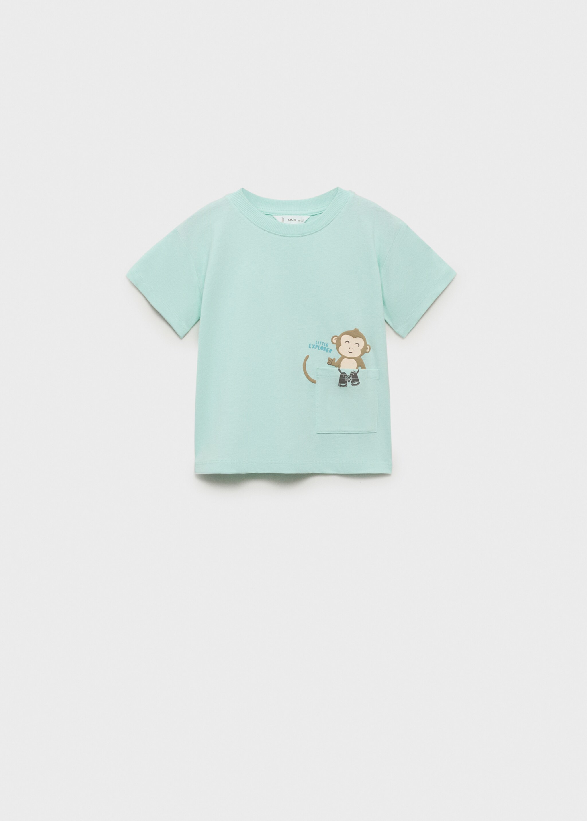 Camiseta estampada bolsillo - Artículo sin modelo