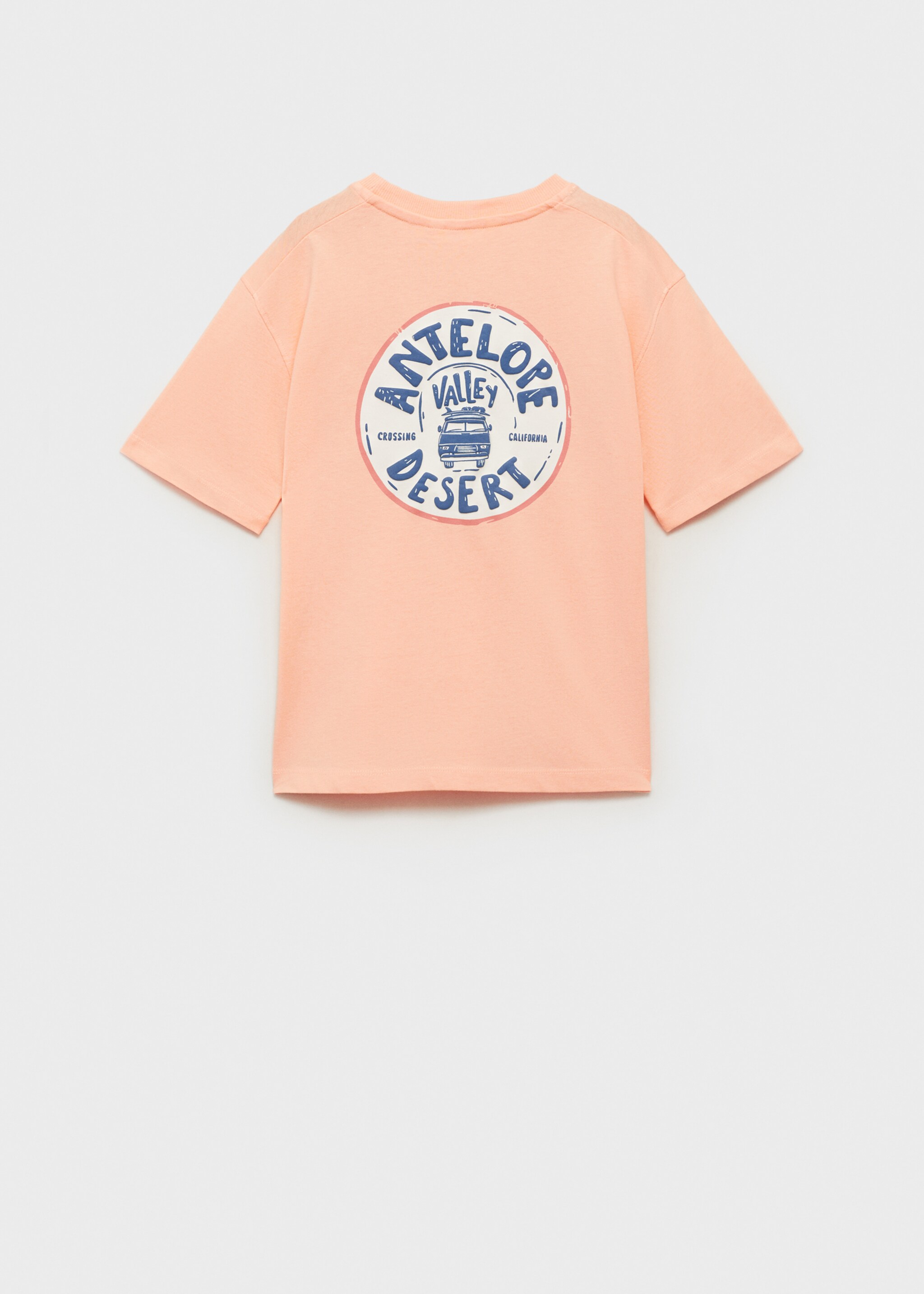 Short-sleeved printed t-shirt - Reverse of the article