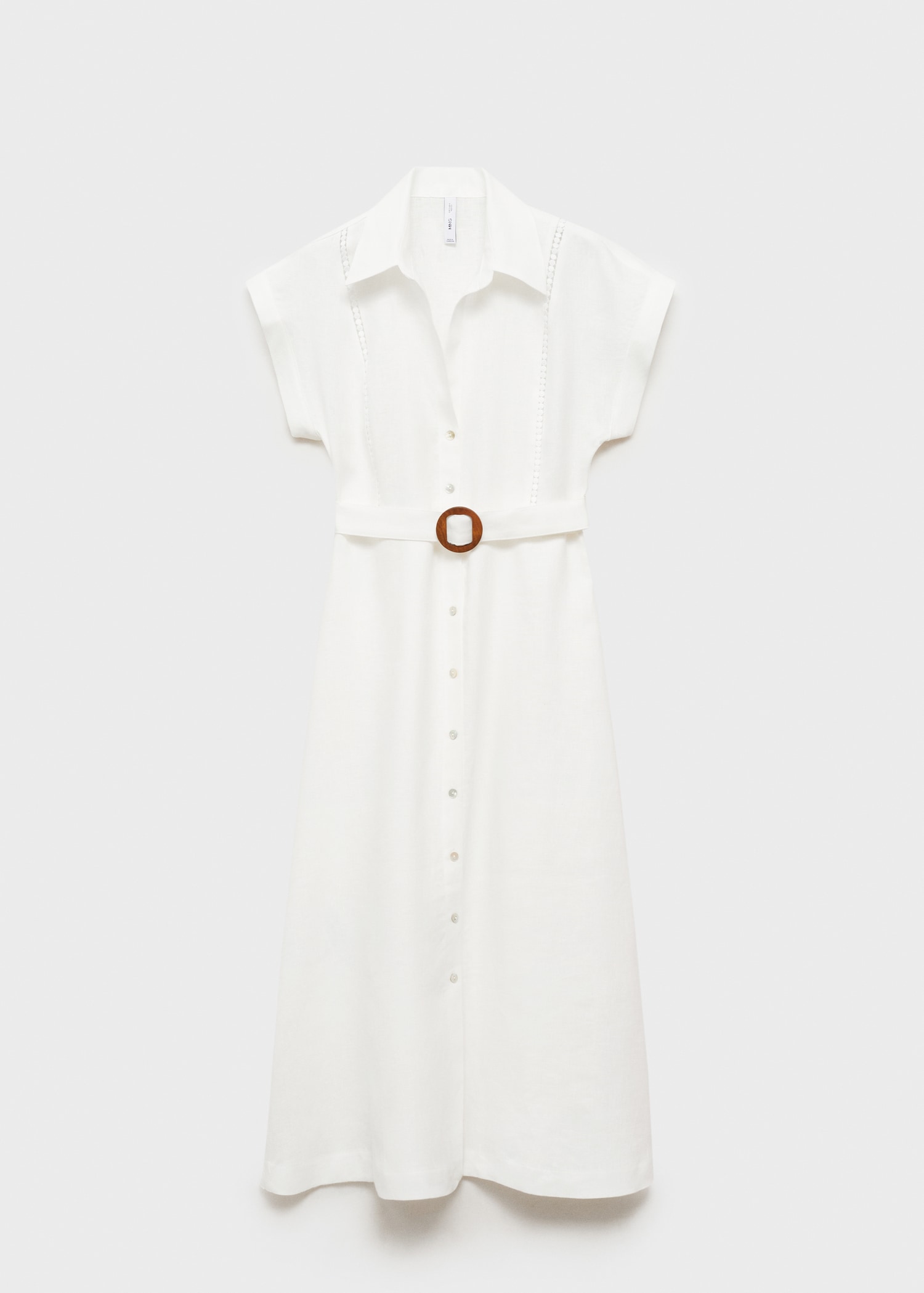 Belt linen dress - Article without model