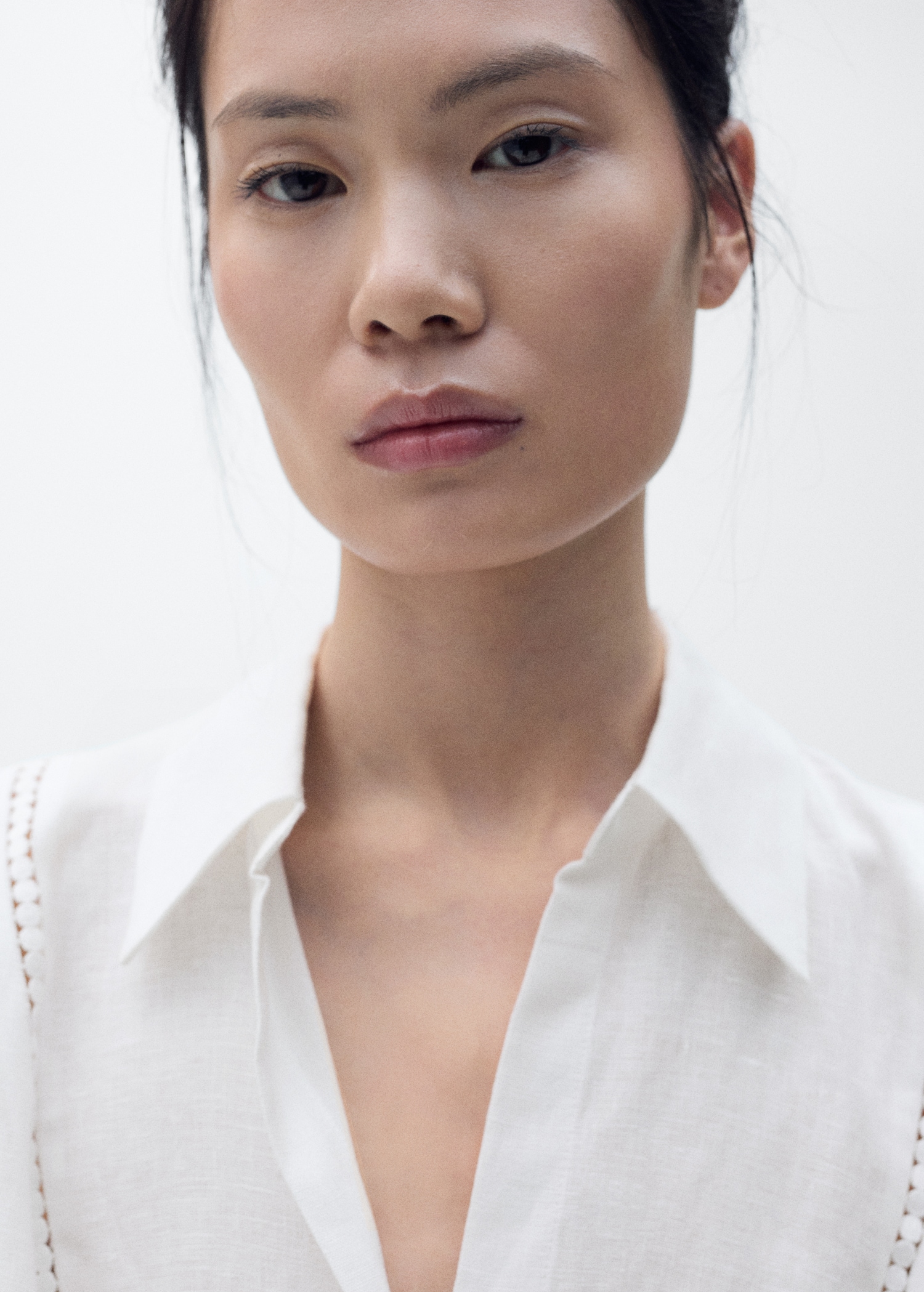 Belt linen dress - Details of the article 1