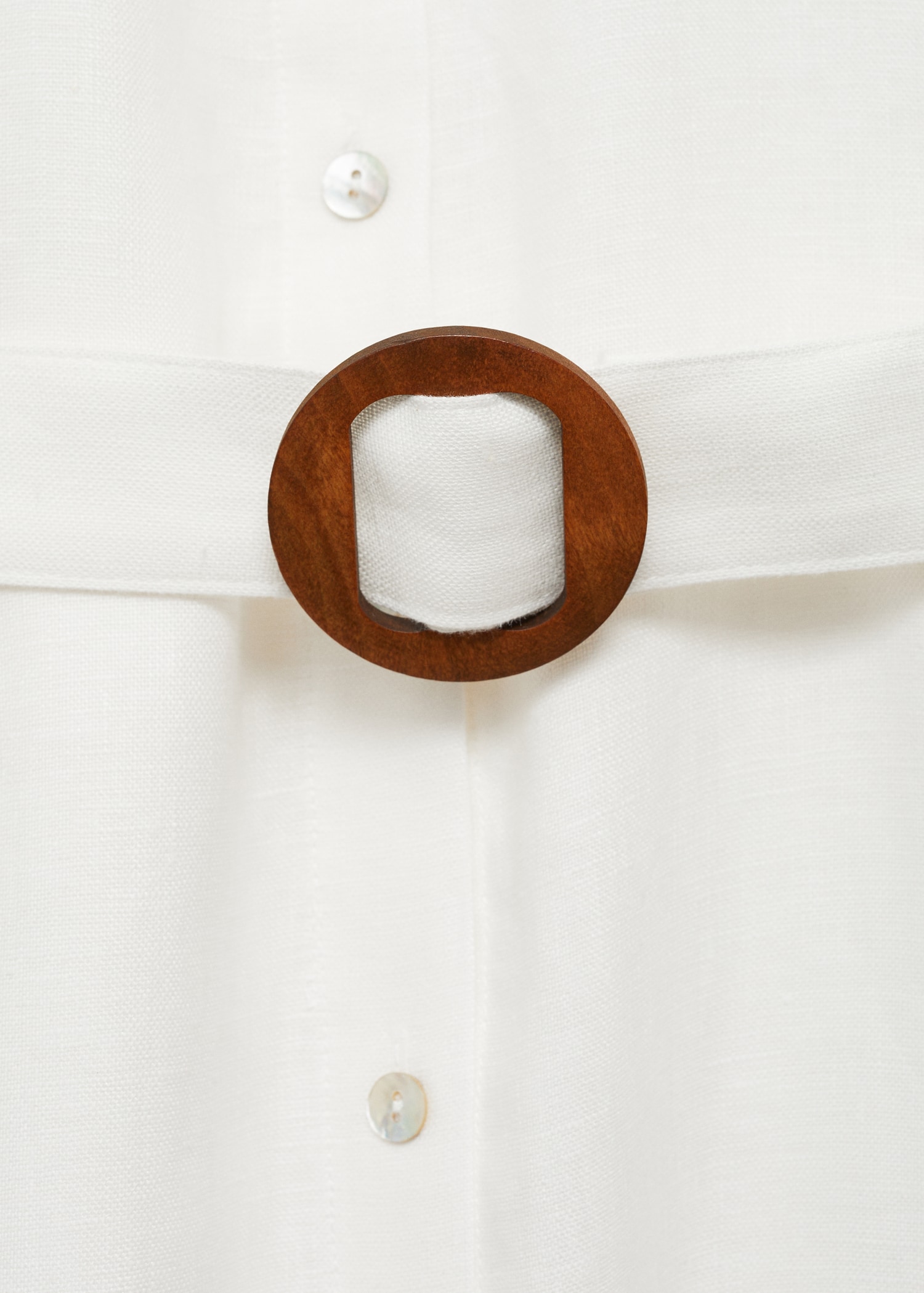 Belt linen dress - Women | MANGO Latvia