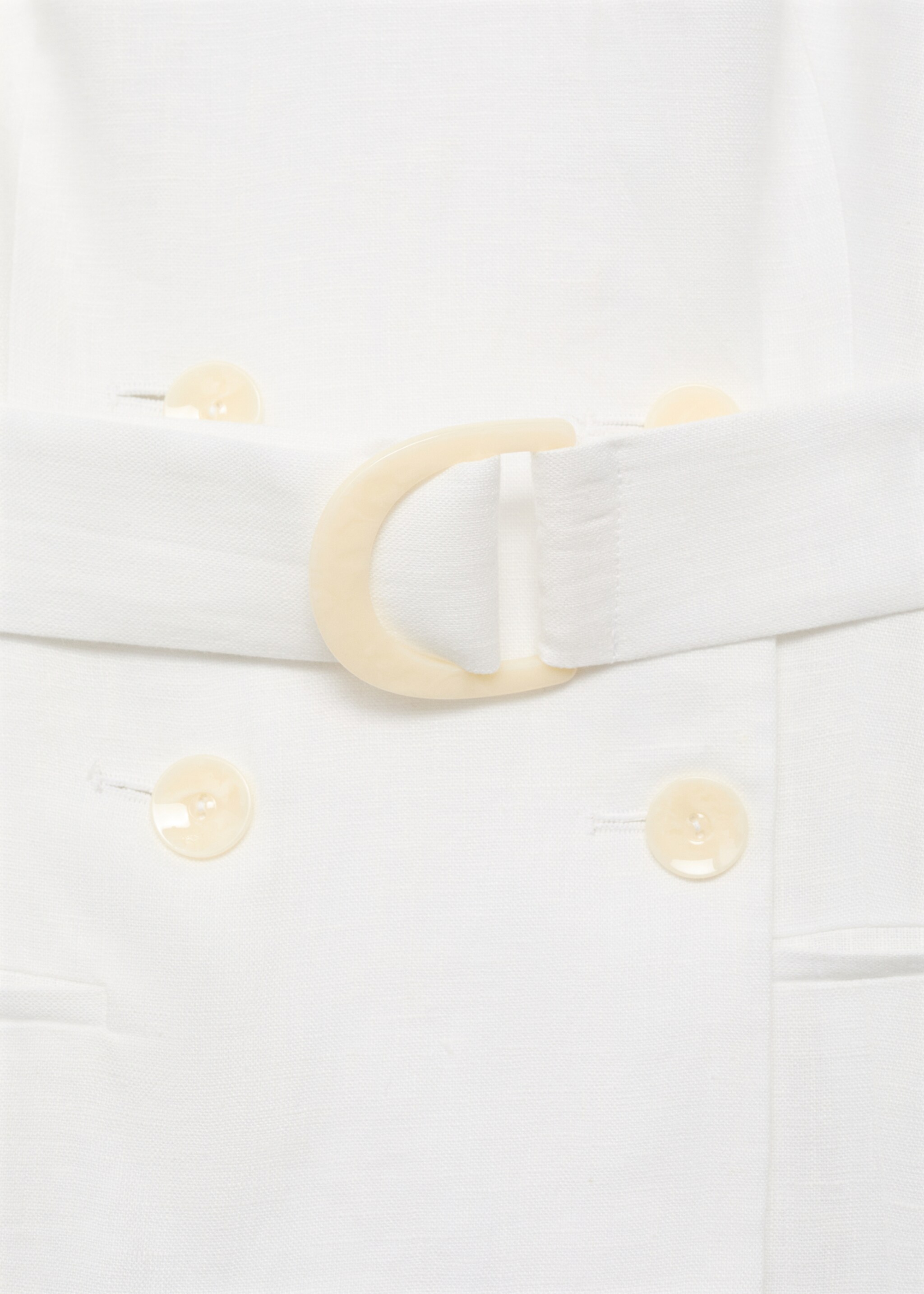 Vestido cinturón lino y ramio - Detalle del artículo 8