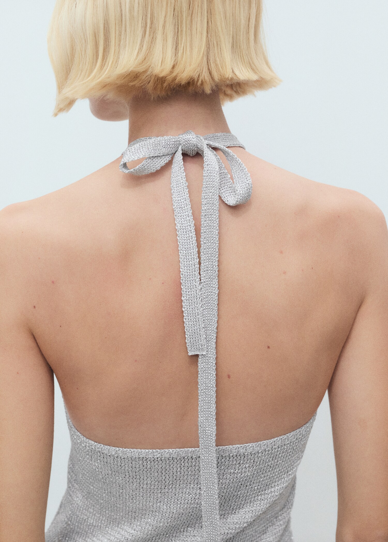 Top maille Lurex emmanchures américaines - Verso de l’article