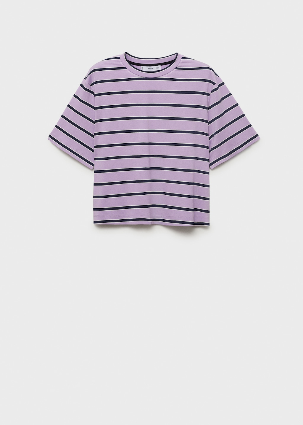 Striped oversized t-shirt - Women | MANGO USA