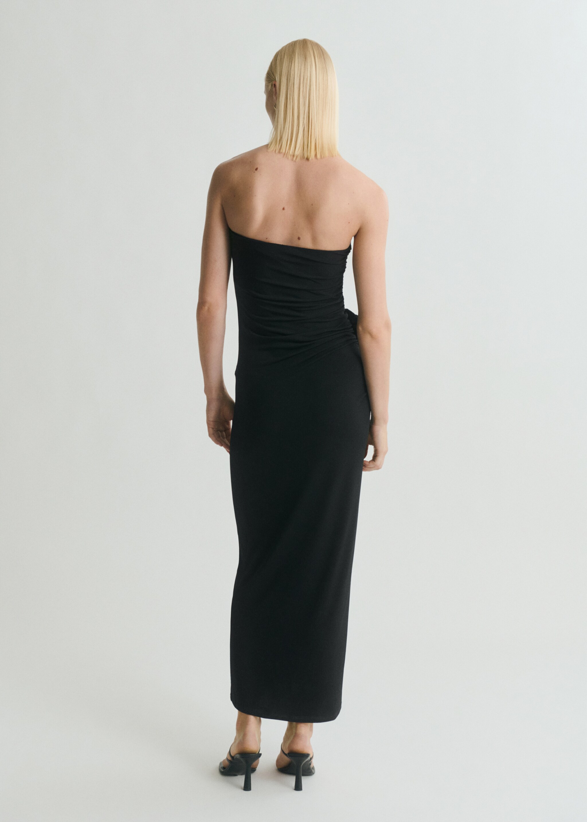 Robe bustier détail fleurs - Verso de l’article