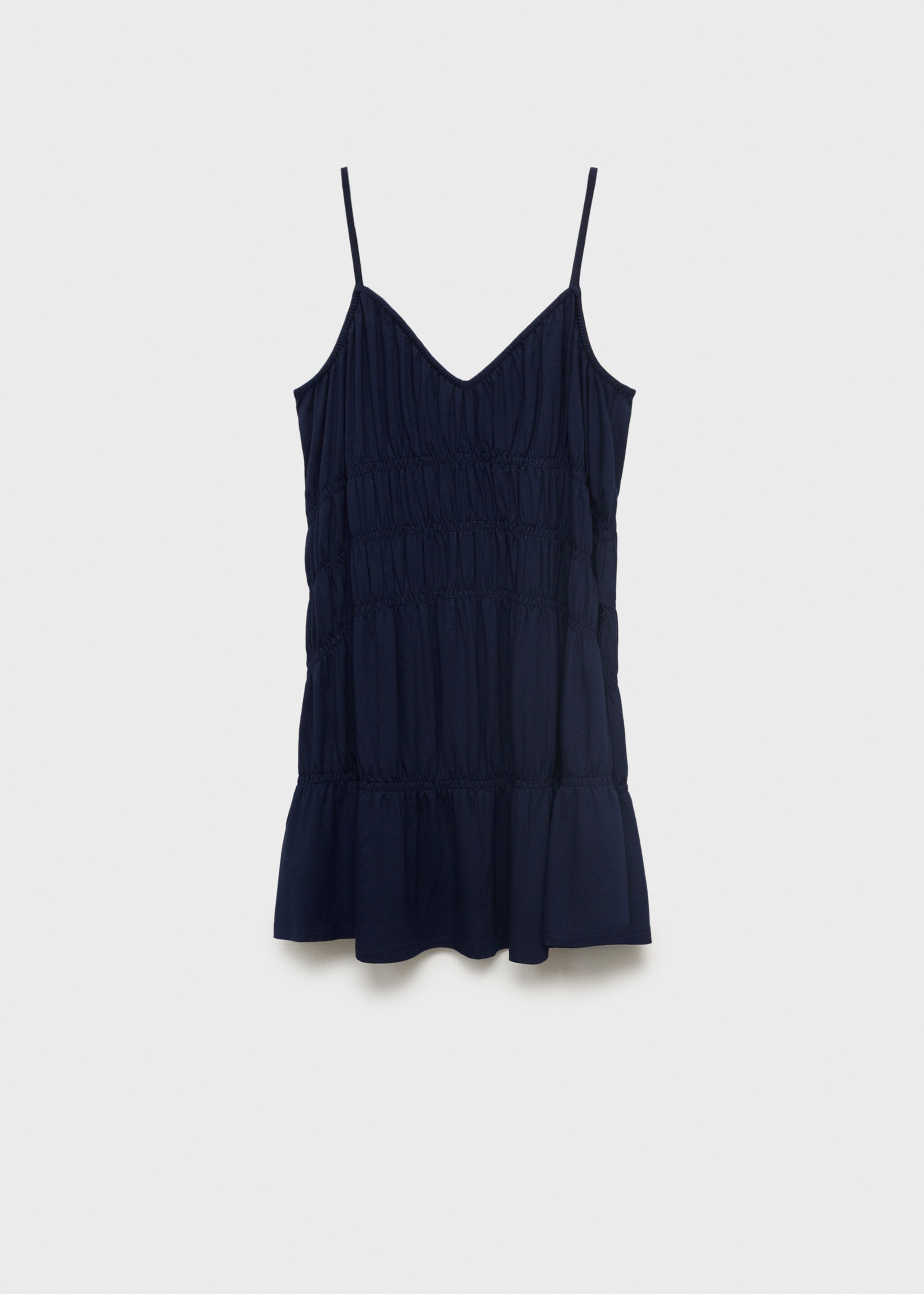 Short dress with gathered panels - Article without model