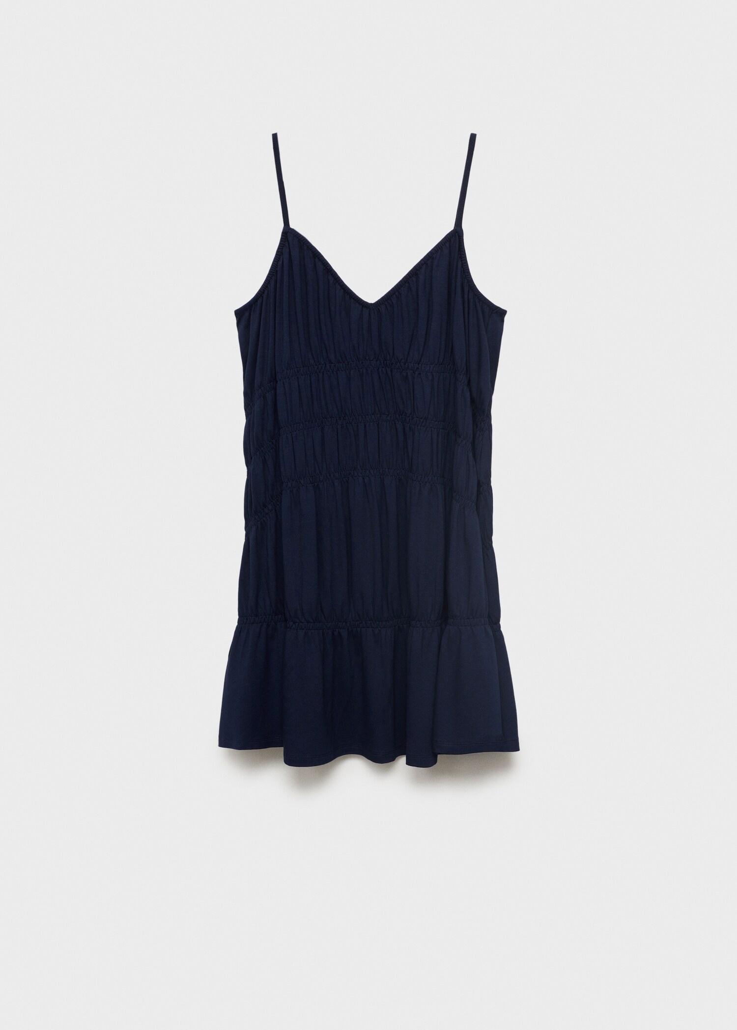 Short dress with gathered panels - Article without model