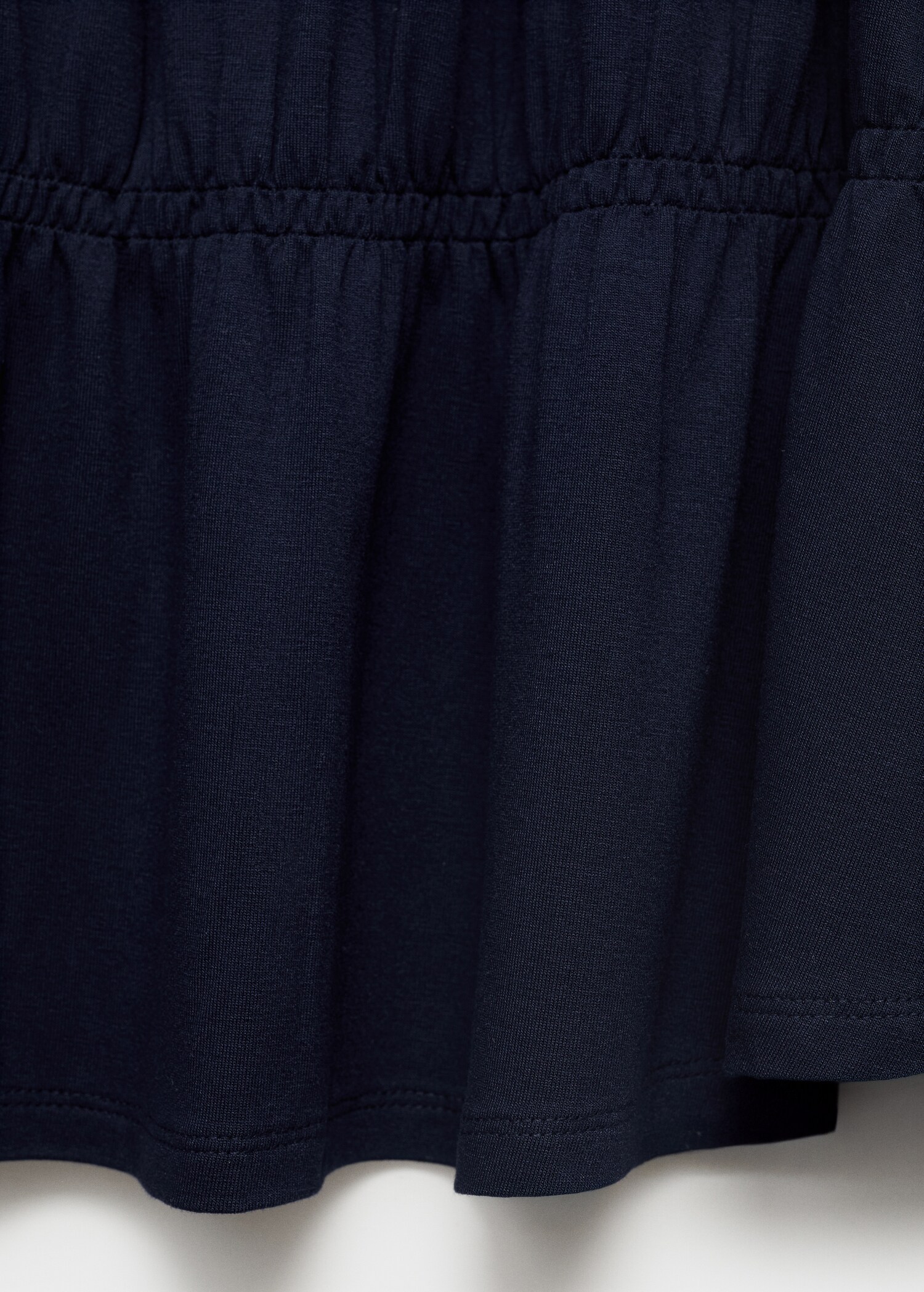 Short dress with gathered panels - Details of the article 0