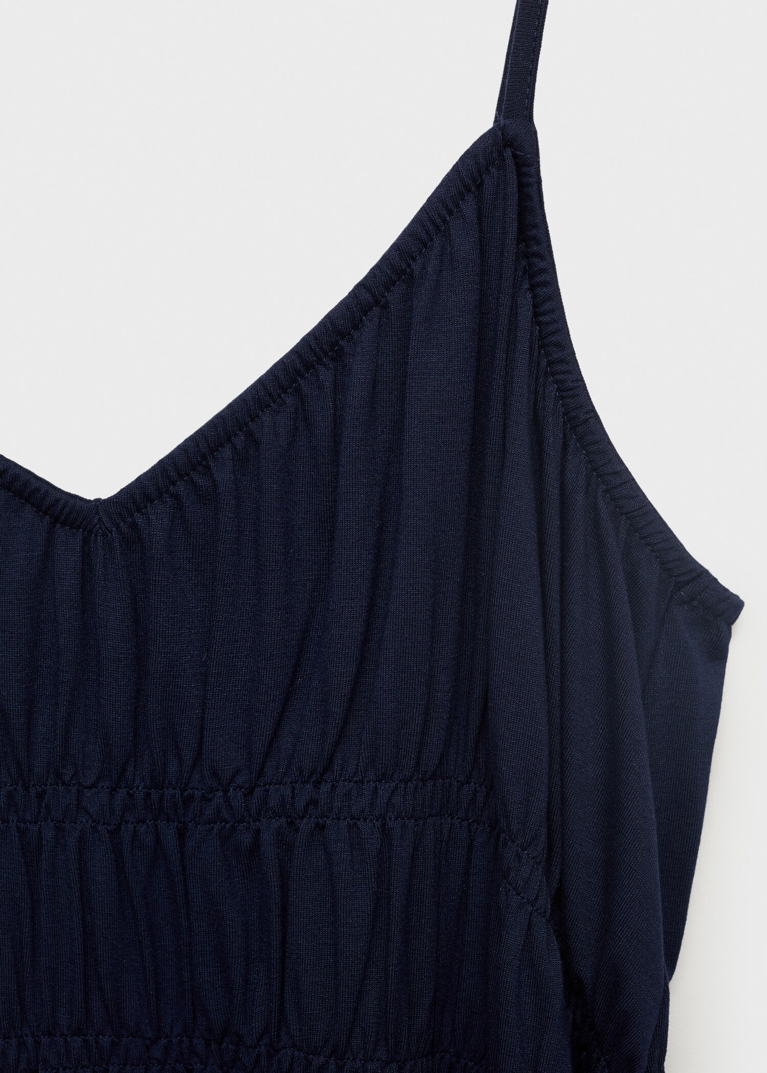 Short dress with gathered panels - Details of the article 8