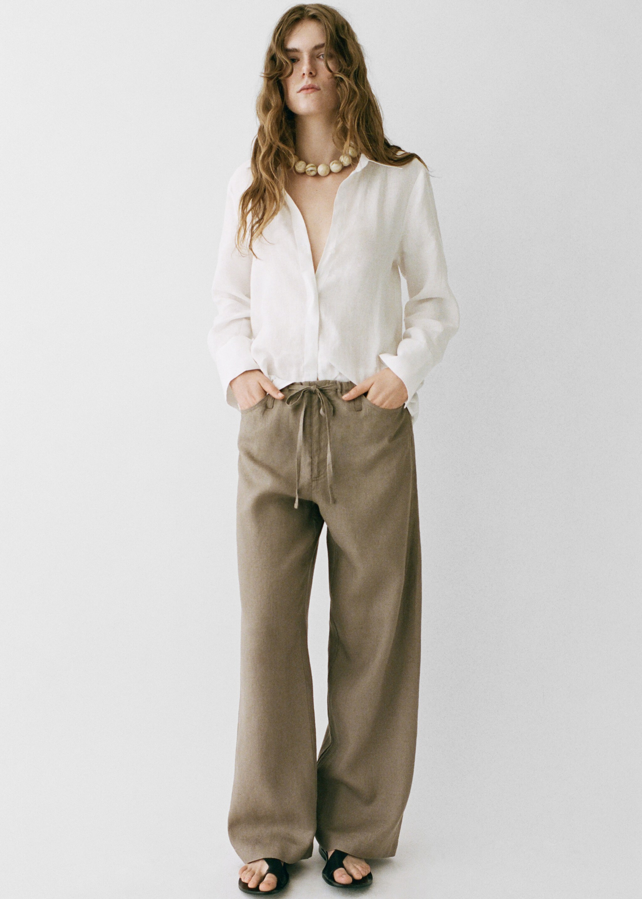 Pantalon wideleg lin - Détail de l'article 7
