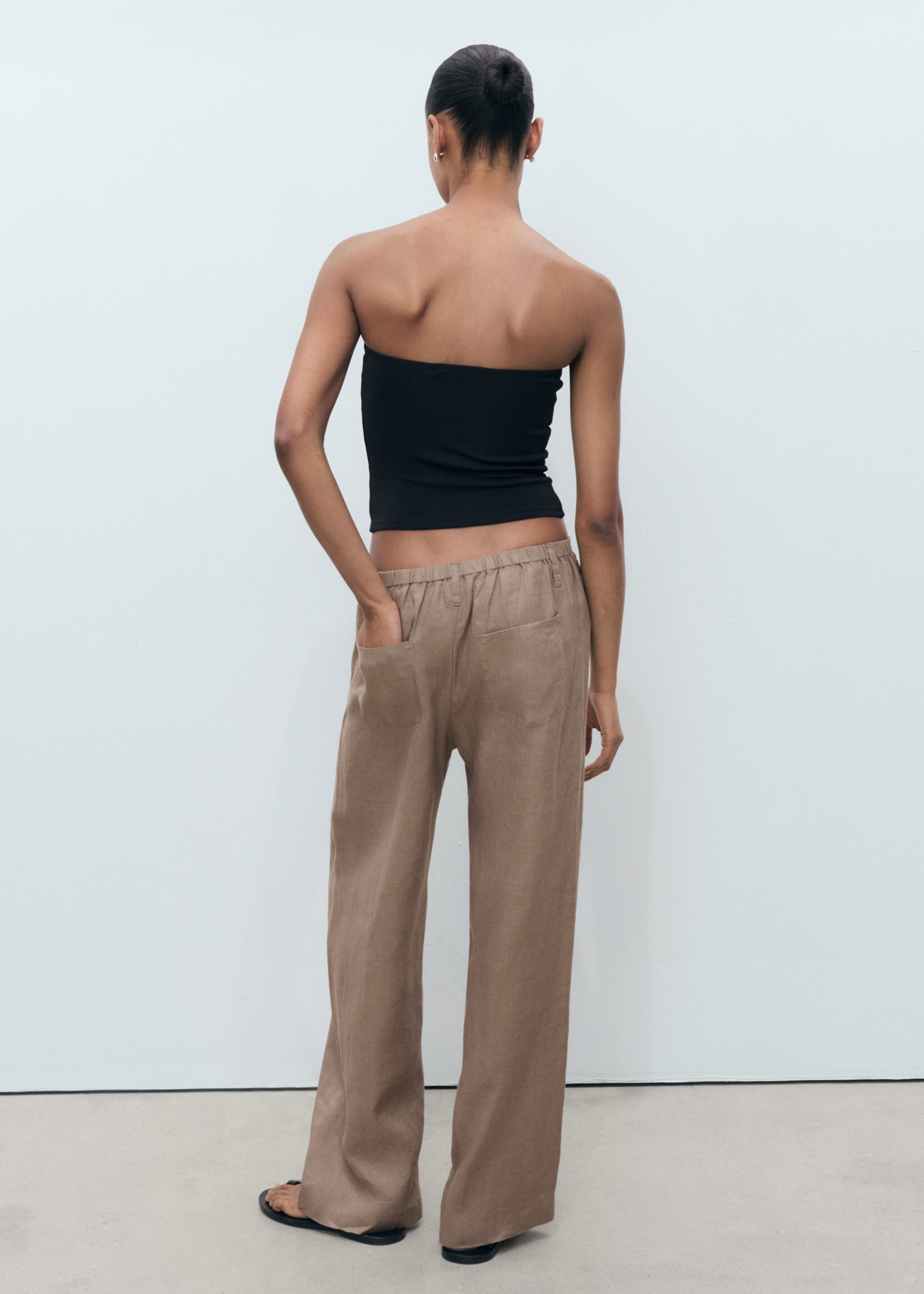 Pantalon wideleg lin - Verso de l’article