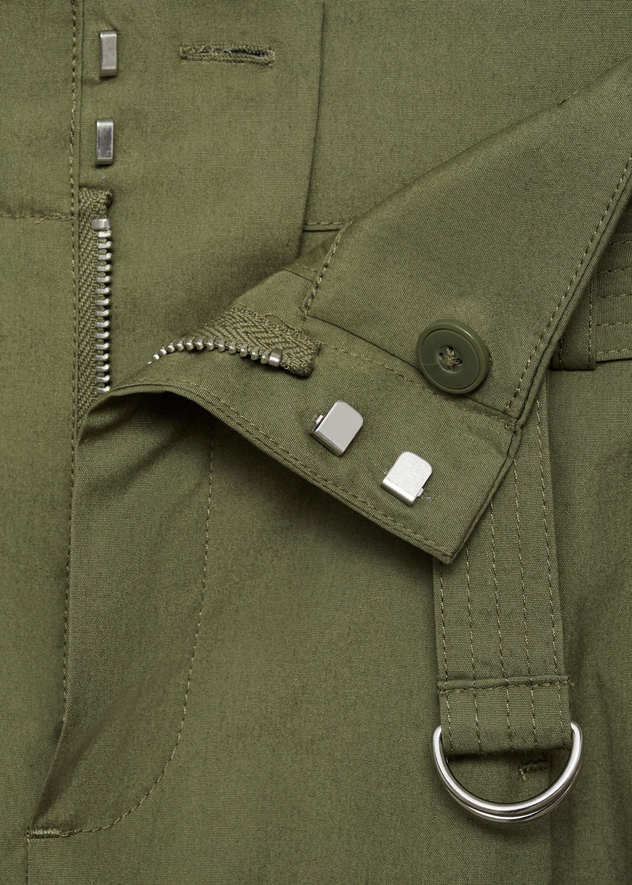 Wideleg trousers with belt - Details of the article 8