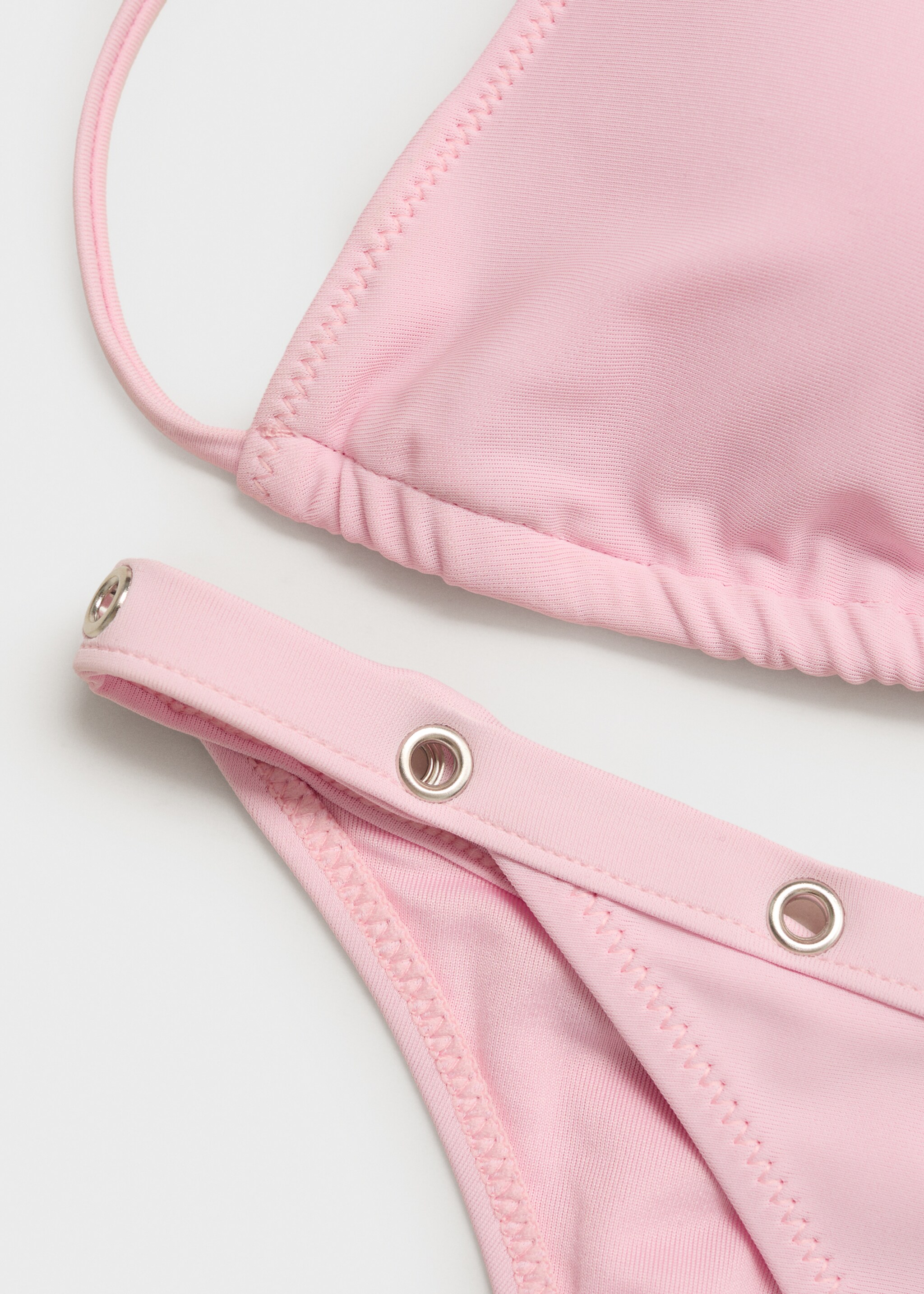 Bikini bottoms with eyelet detail - Details of the article 0