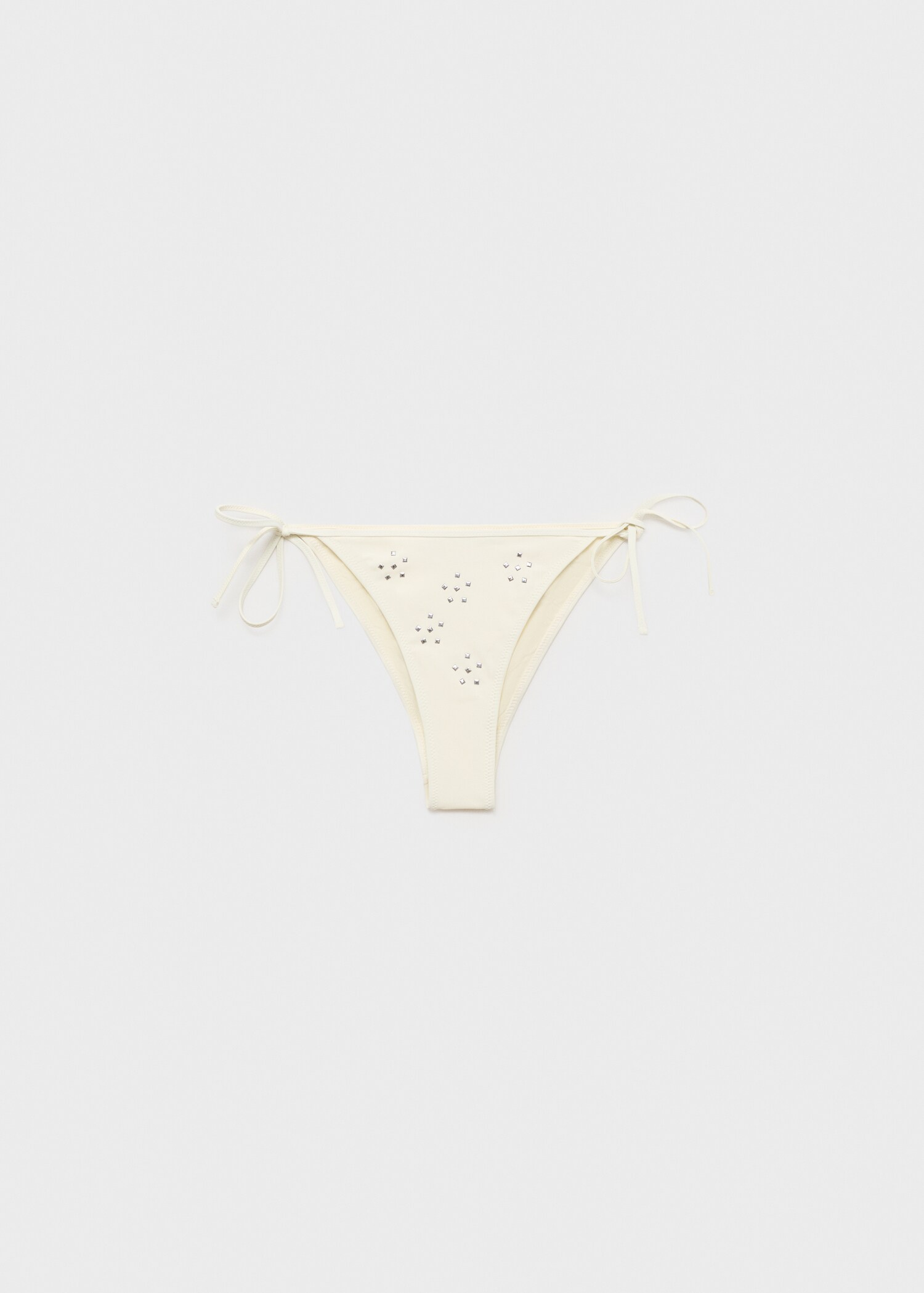 Bikini bottoms with metallic appliqués - Article without model
