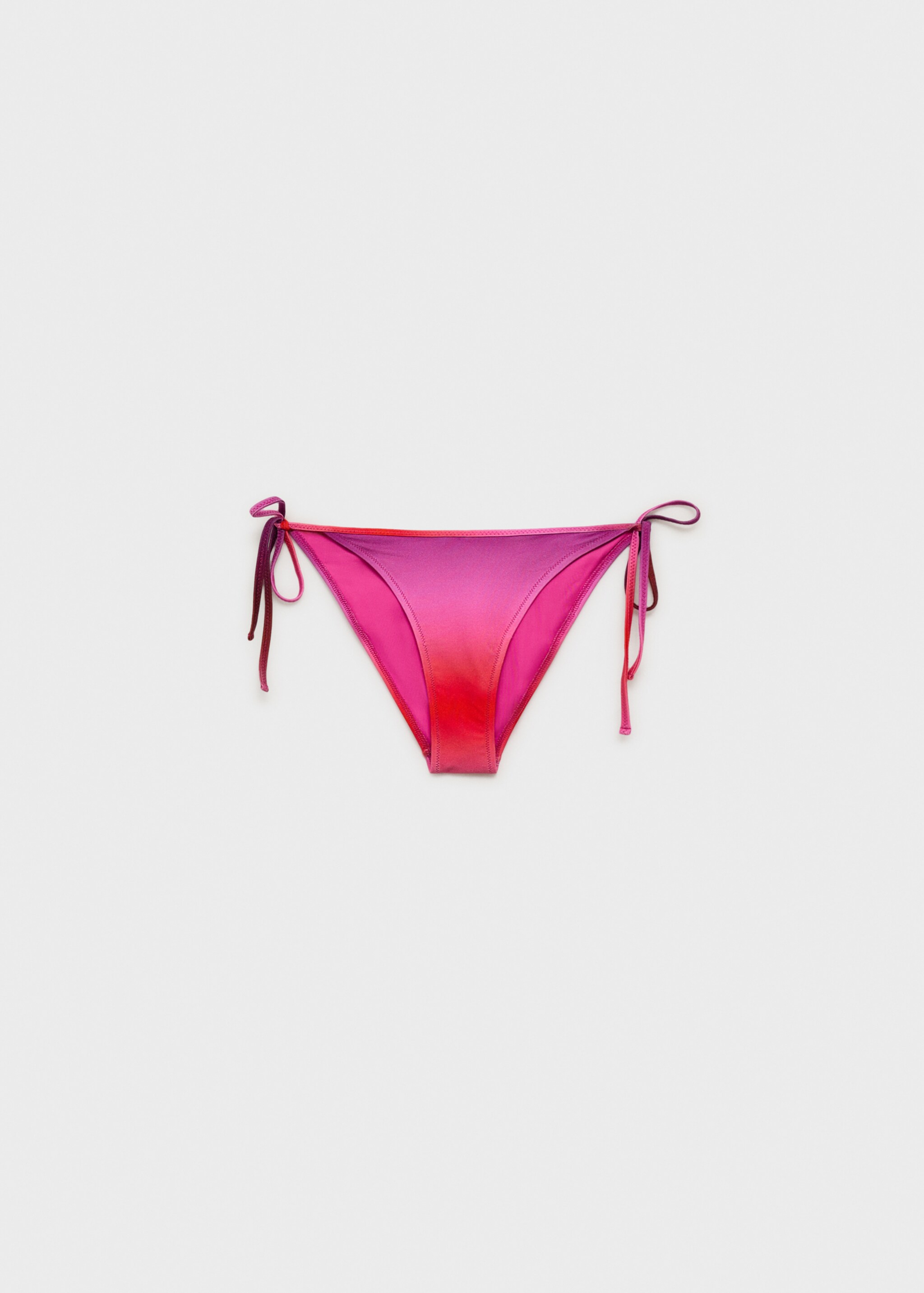 Gradient bikini bottom with a shiny finish - Article without model