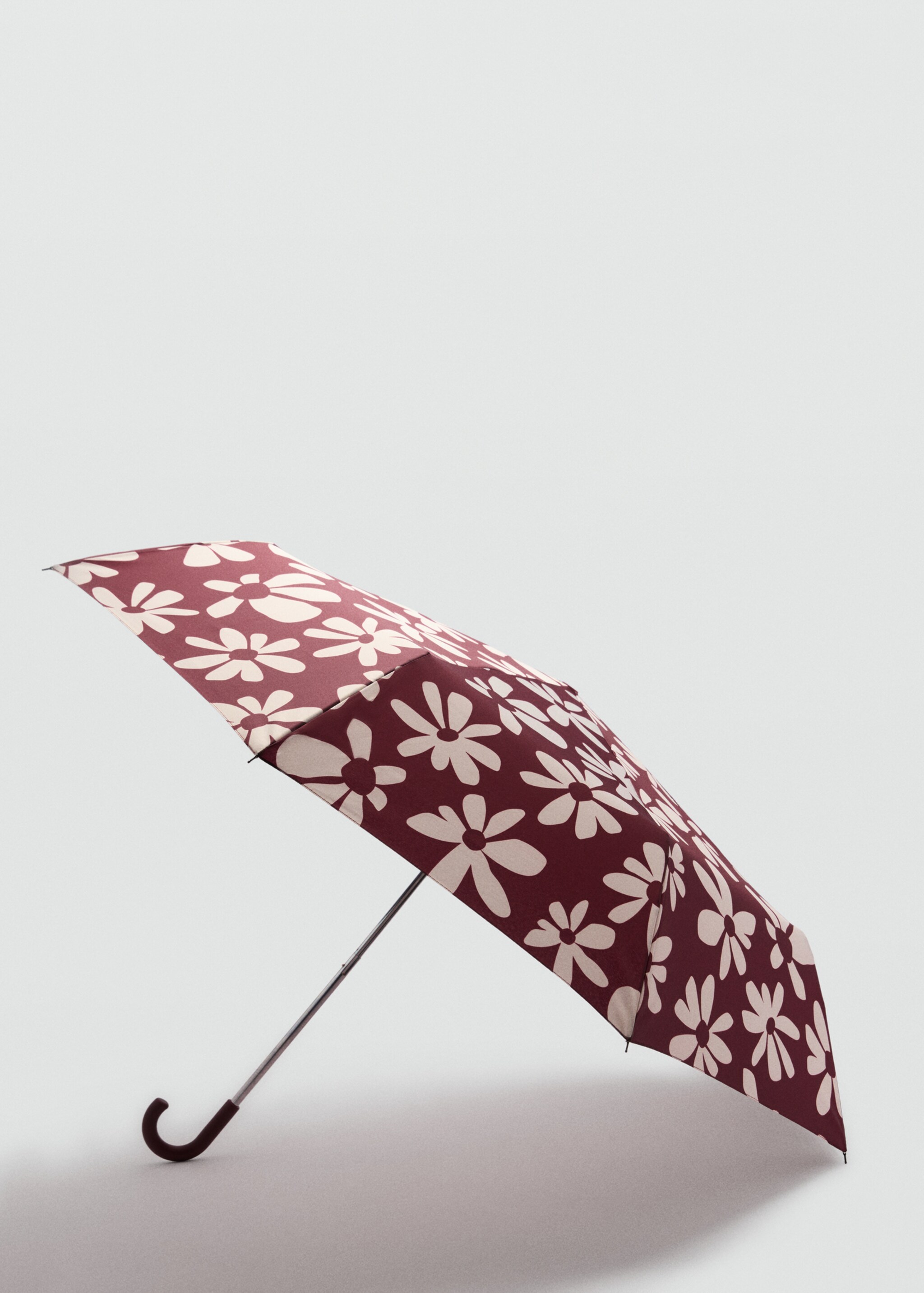 Flower print umbrella - Medium plane