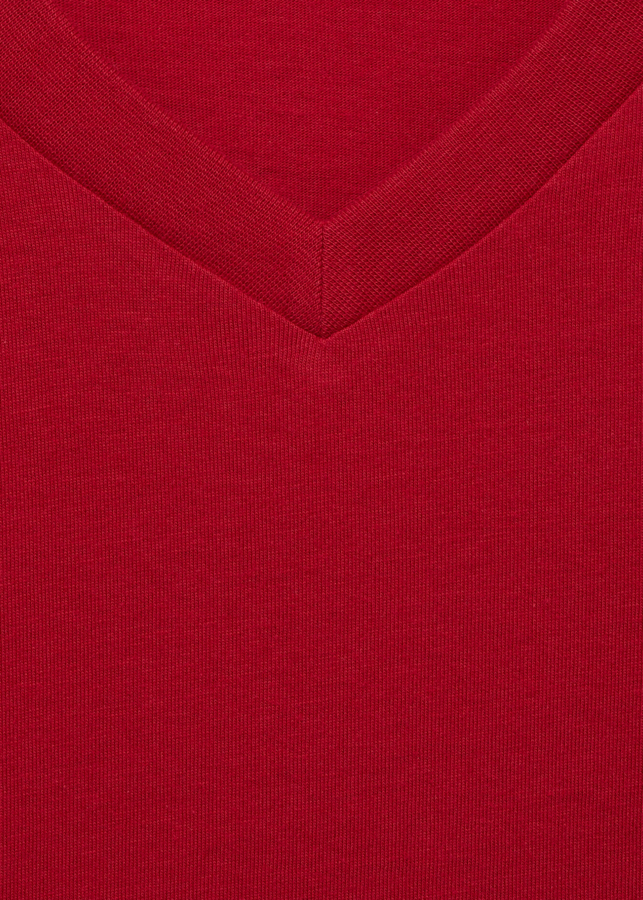 100% cotton slim-fit V-neck t-shirt - Details of the article 8