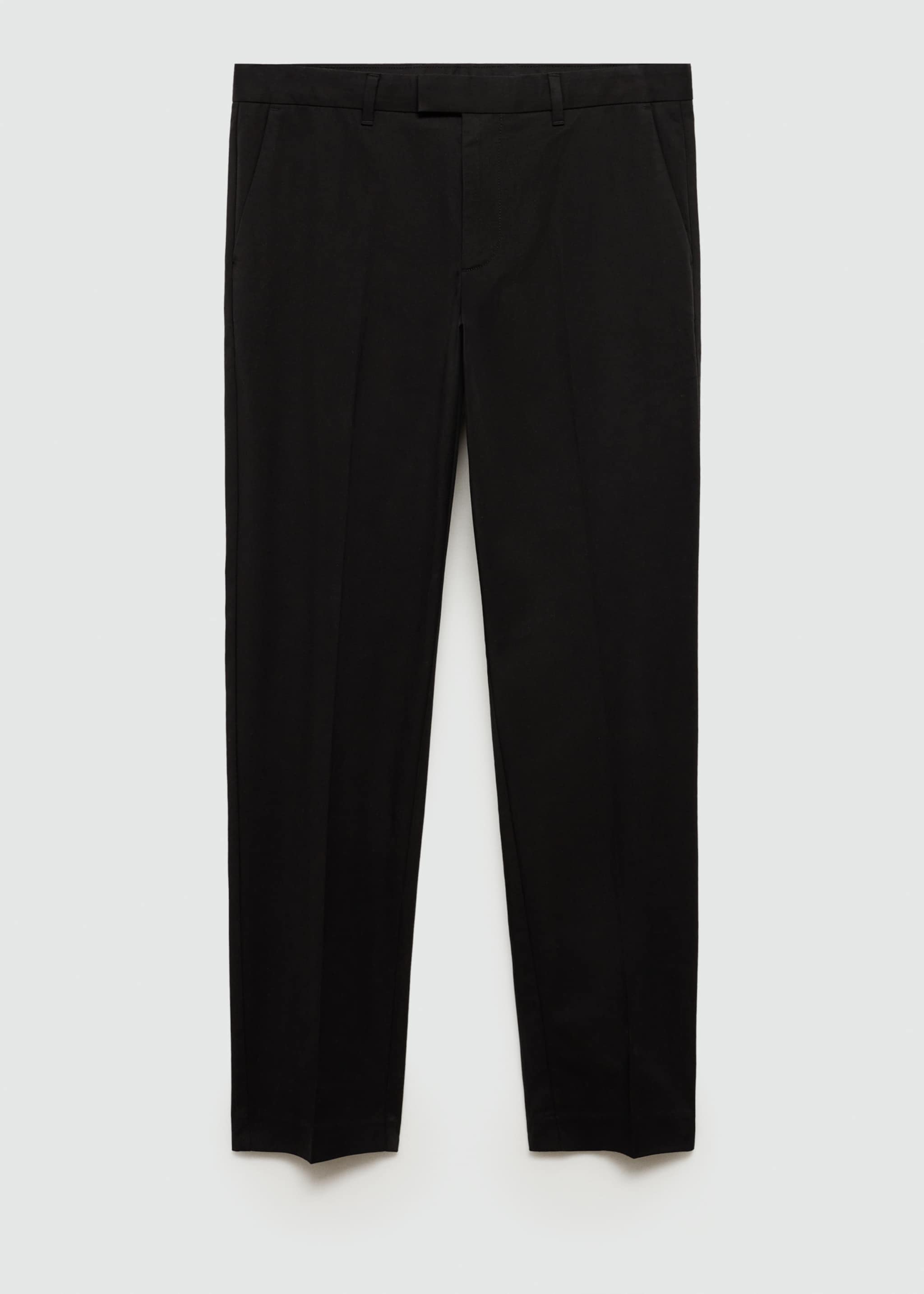 Regular-fit cotton trousers - Article without model