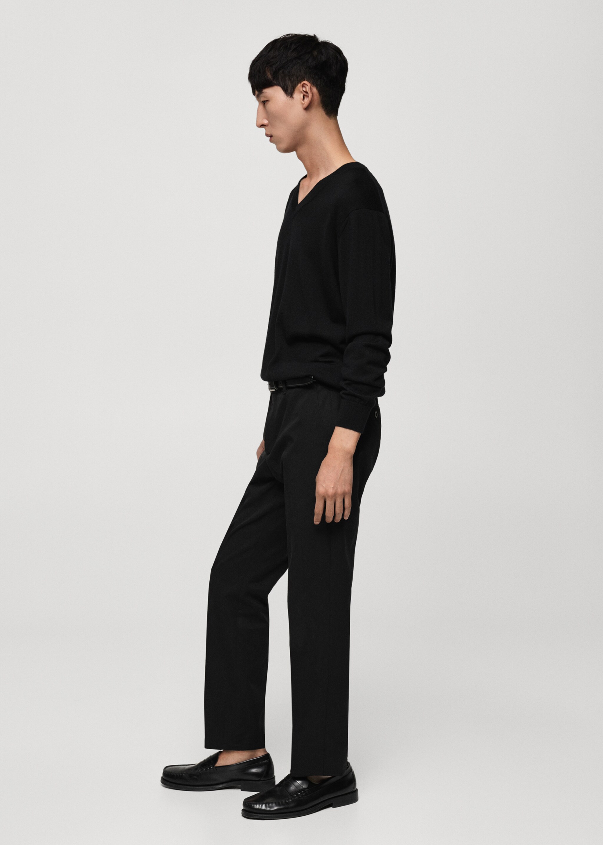 Regular-fit cotton trousers - Details of the article 6