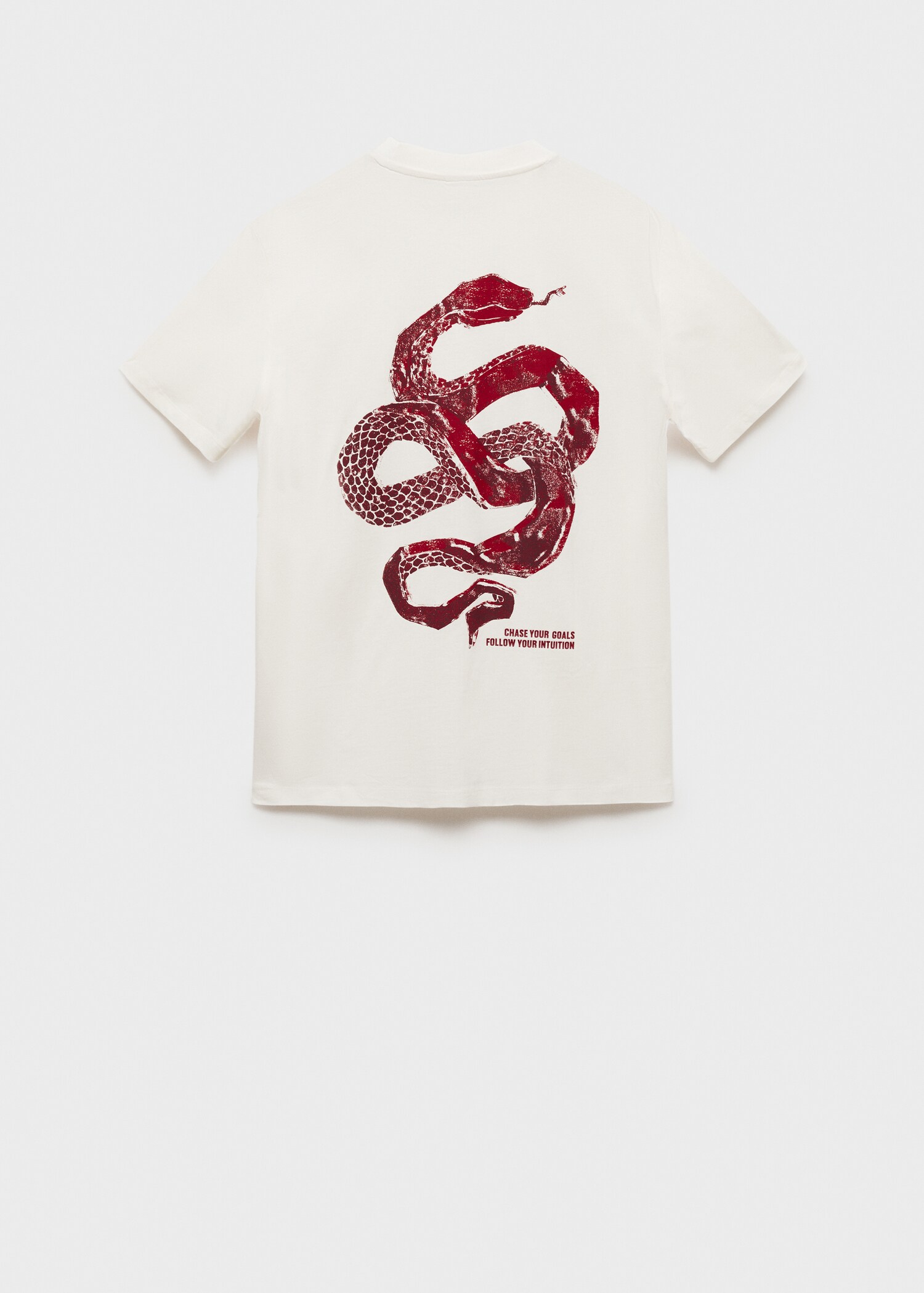 100% cotton t-shirt with combined print - Details of the article 0