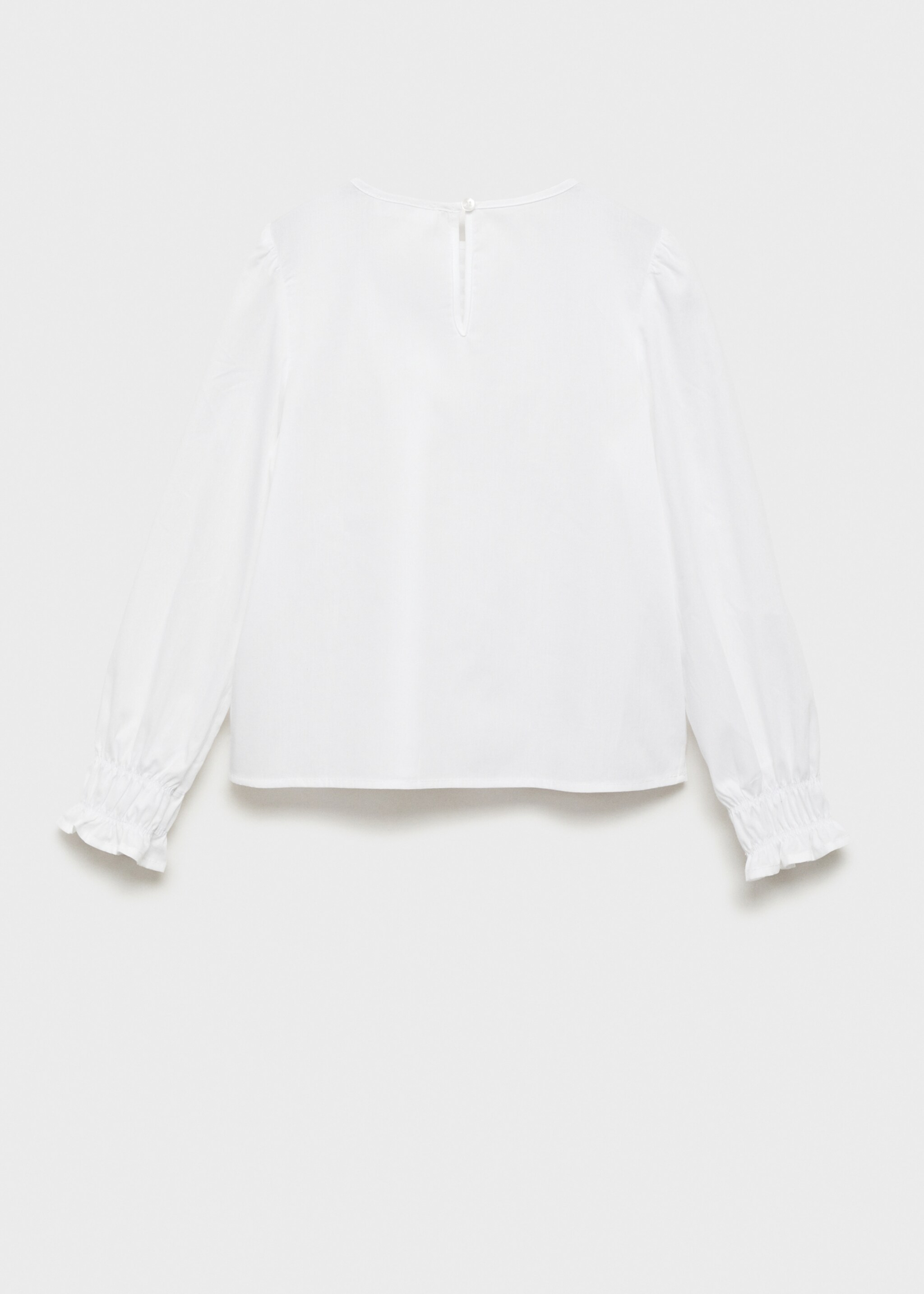 Blusa plisada strass - Reverso del artículo