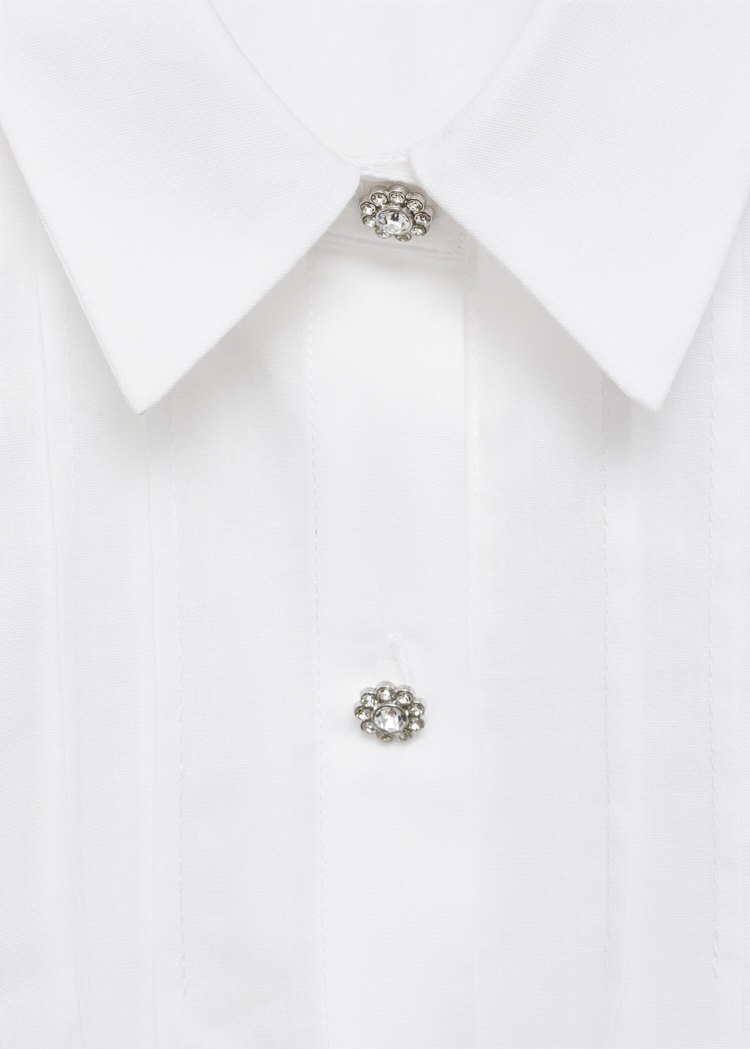 Camisa algodón botones joya - Detalle del artículo 8