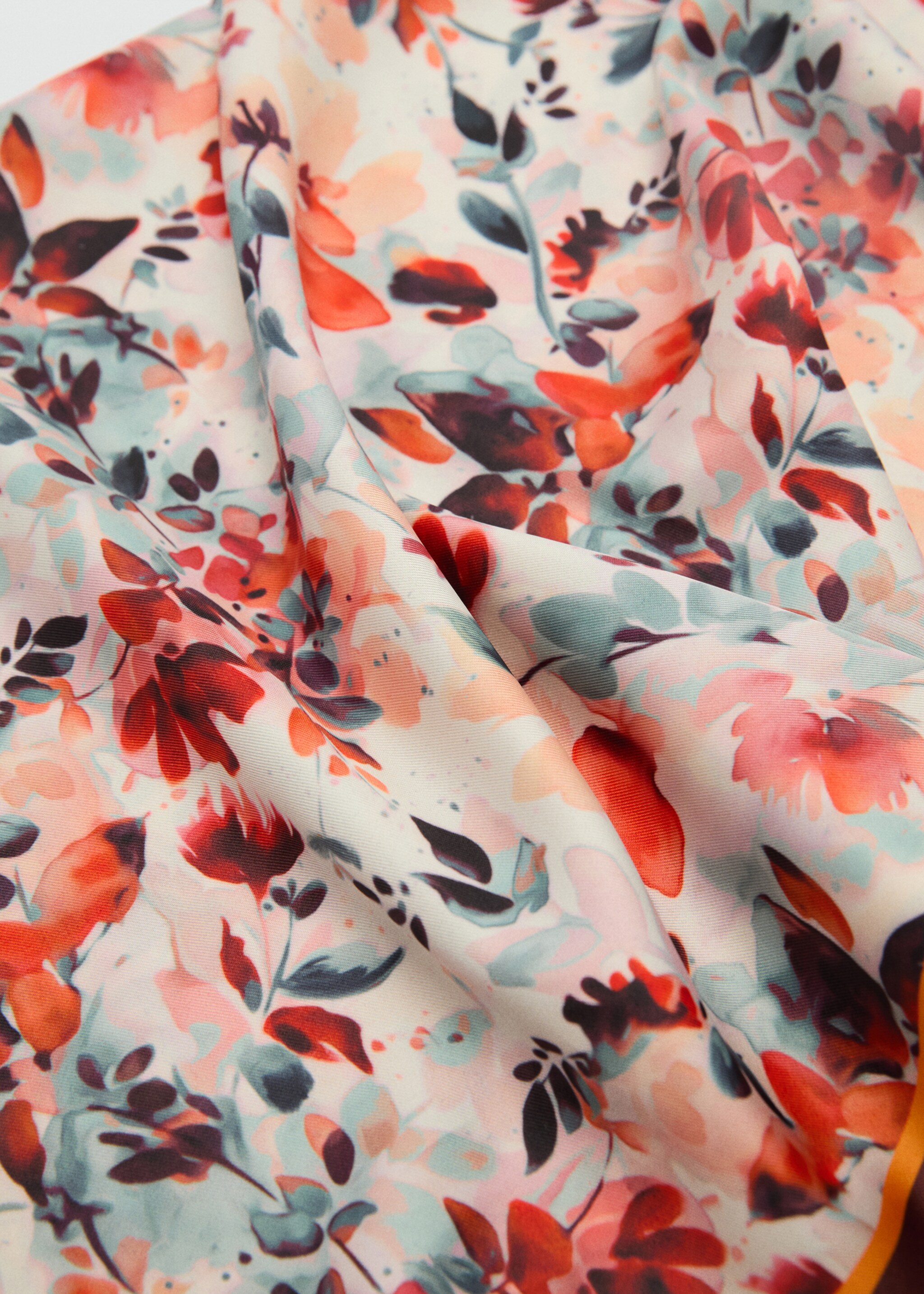 Floral-print scarf - Medium plane