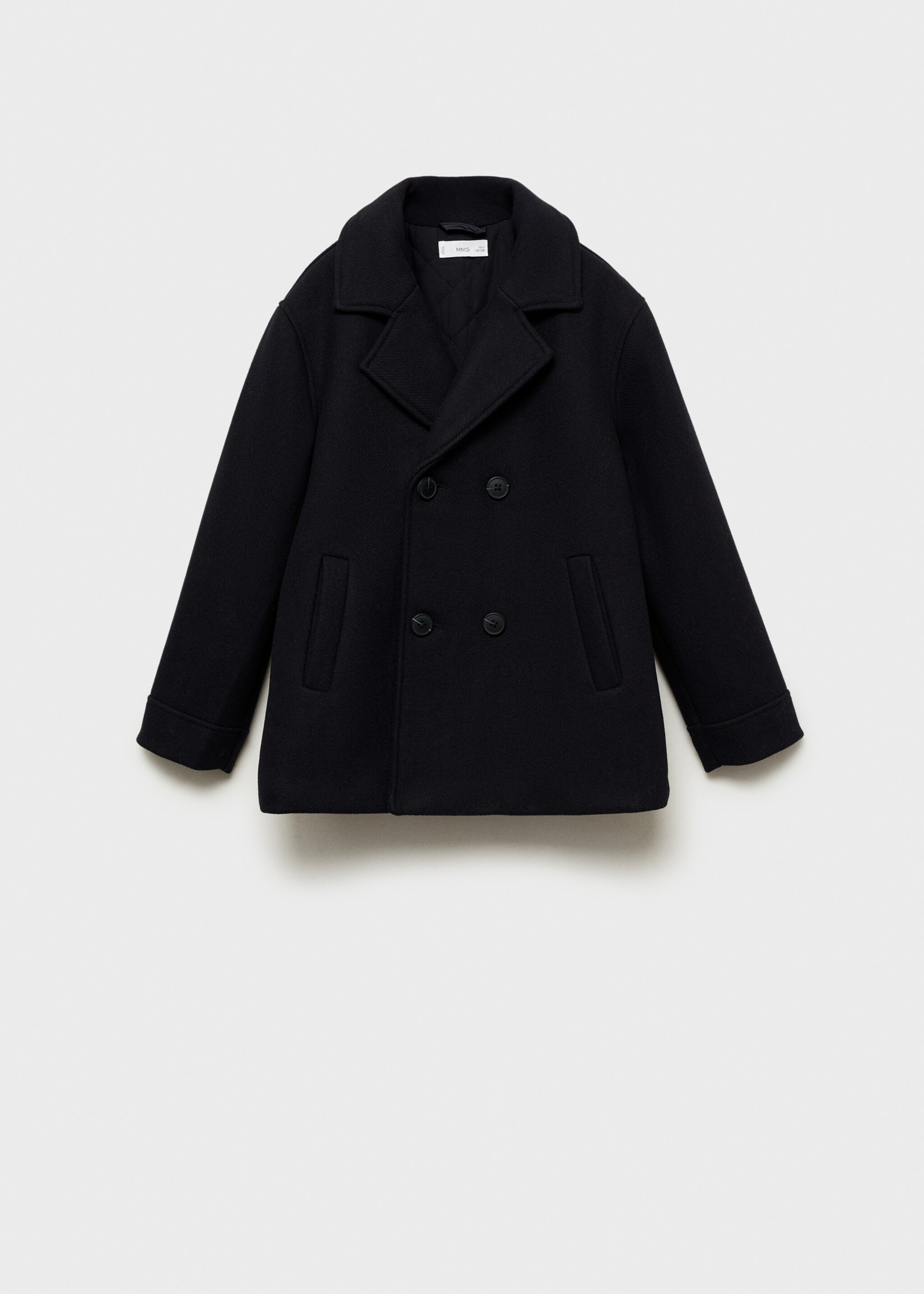 Buttoned wool coat - Article without model