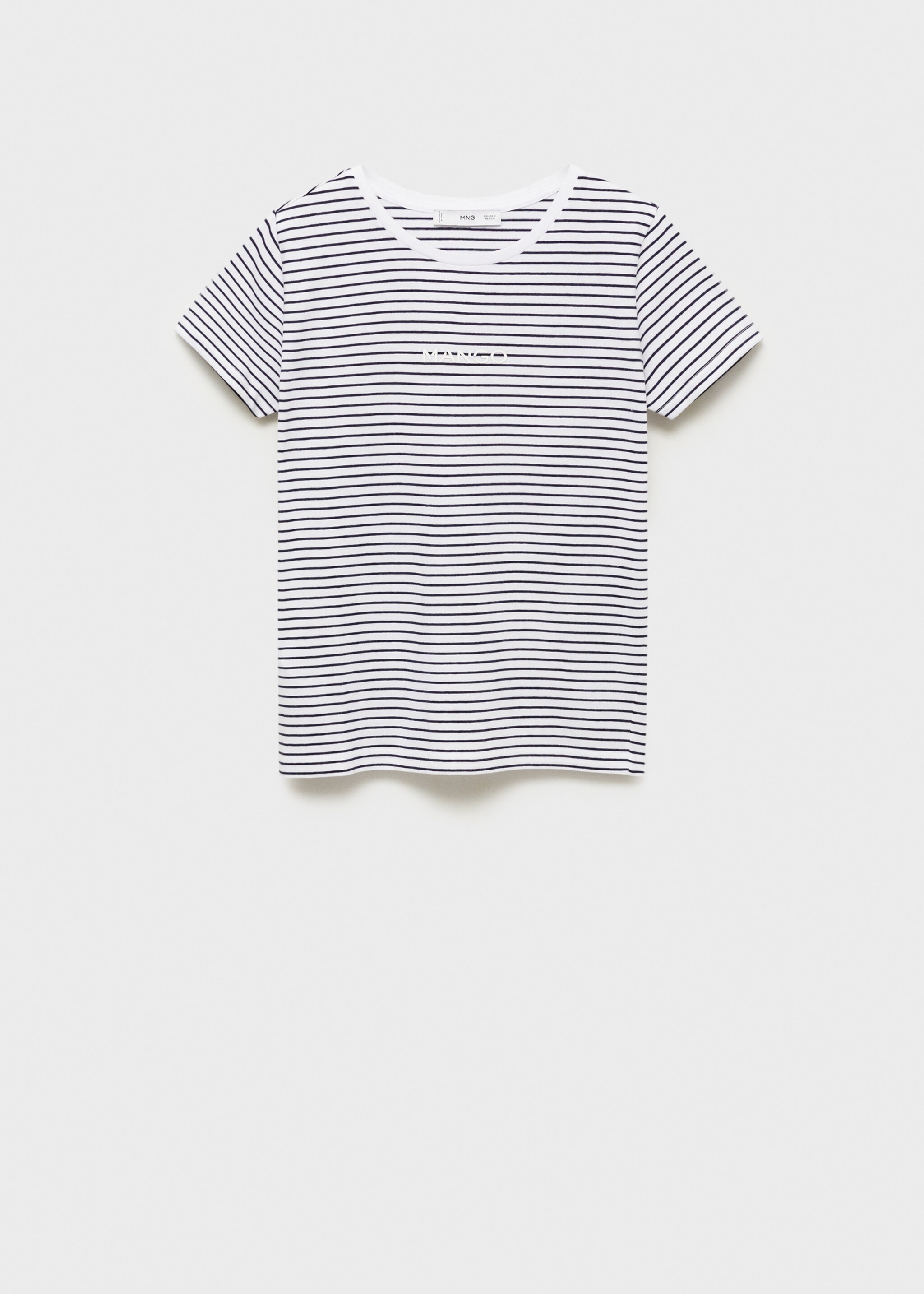 T-shirt rayures logo - Article sans modèle