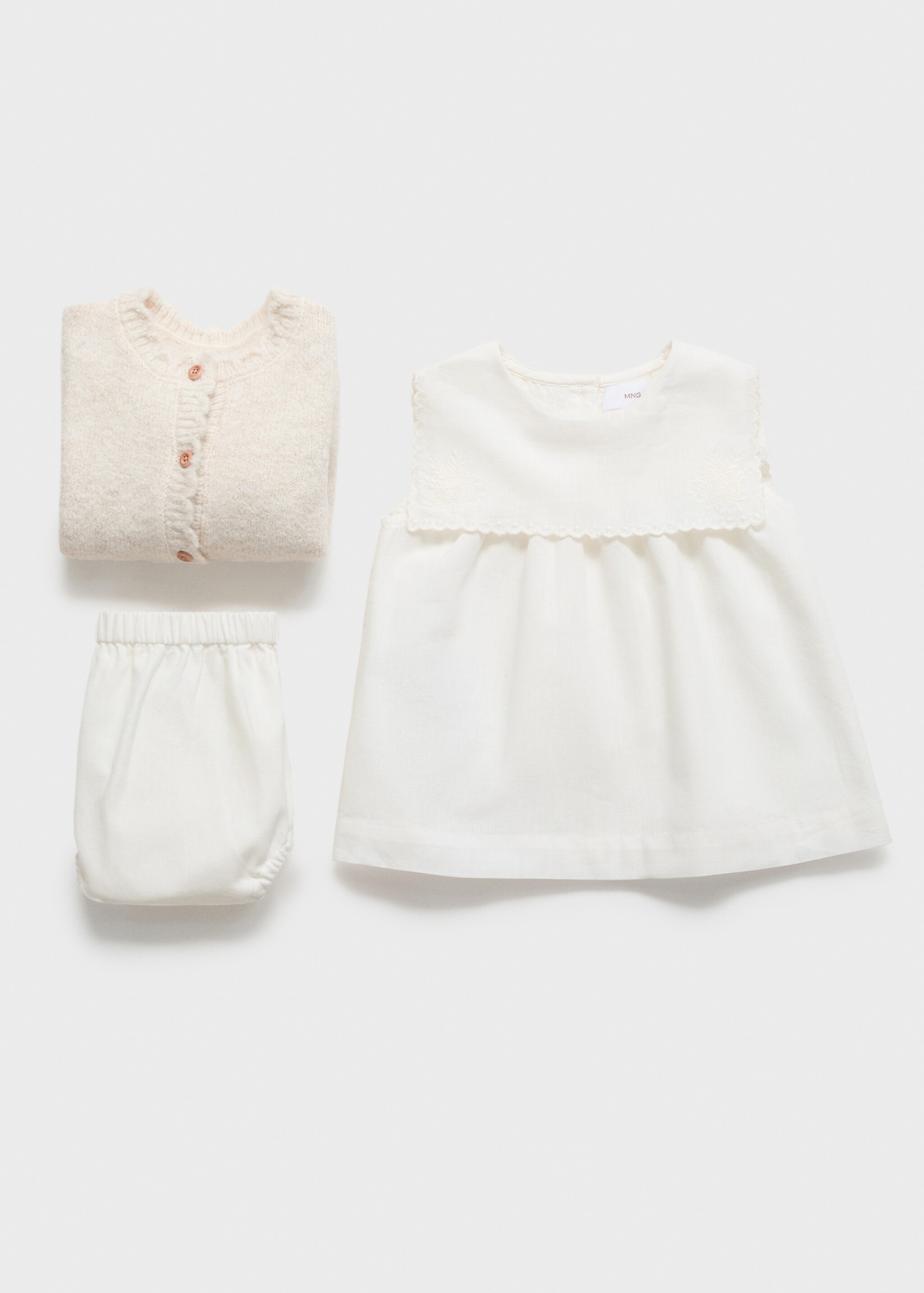 Ruffle  knit cardigan - Details of the article 0