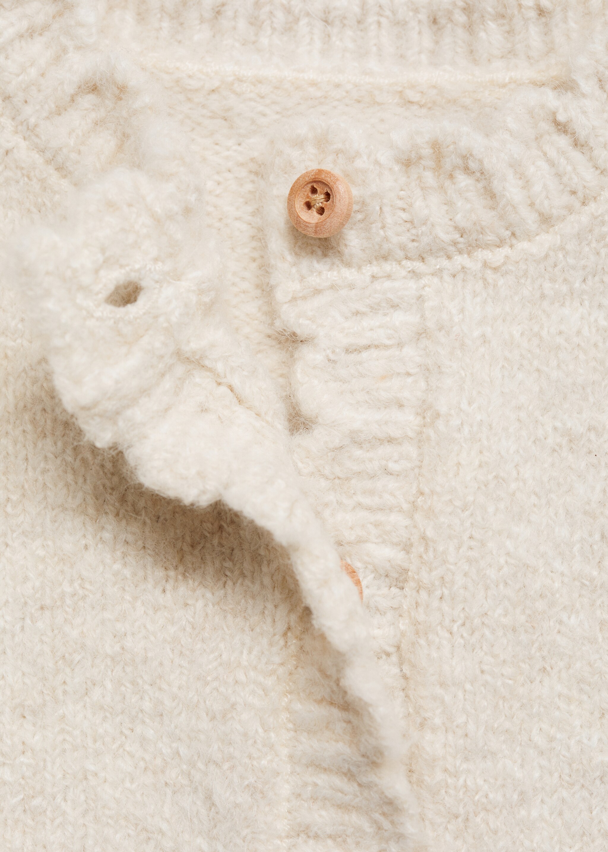 Ruffle  knit cardigan - Details of the article 8