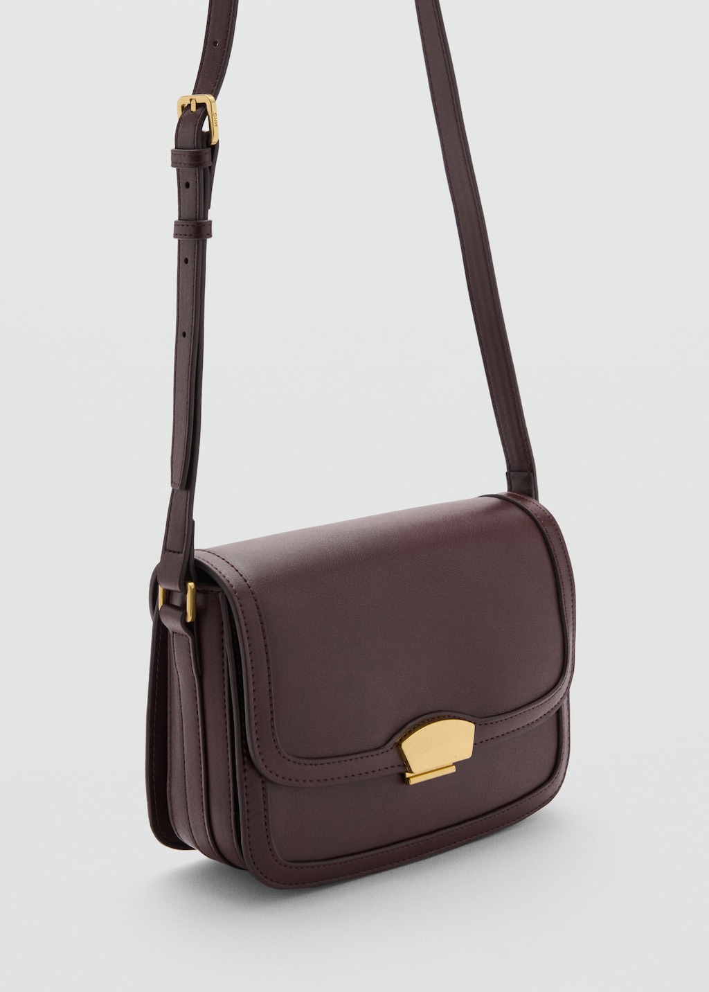 Shoulder bag with metal closure - Women | MANGO USA Shoulder bag with metal closure - Women | MANGO USA
