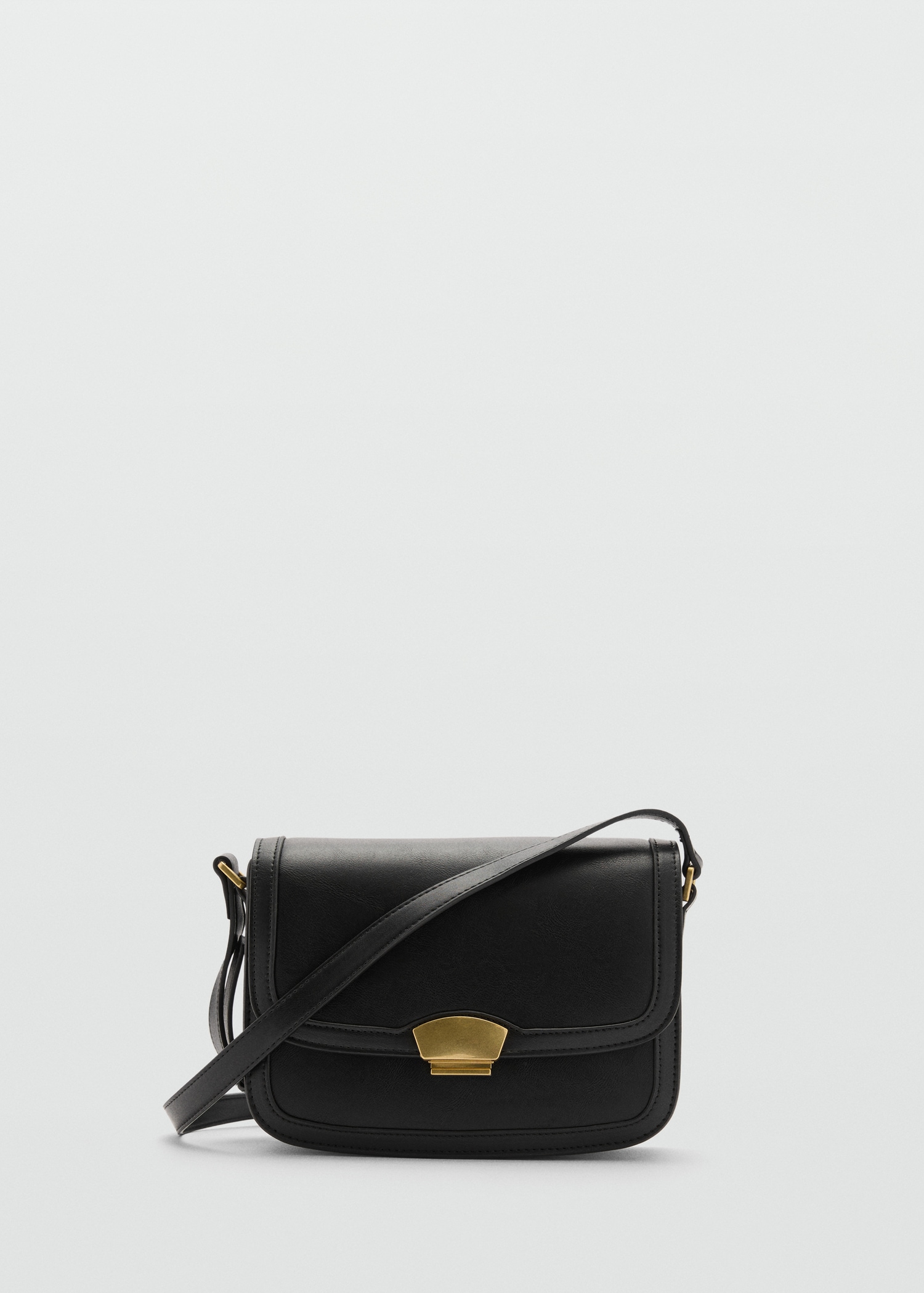 Crossbody bag with metal closure - Article without model