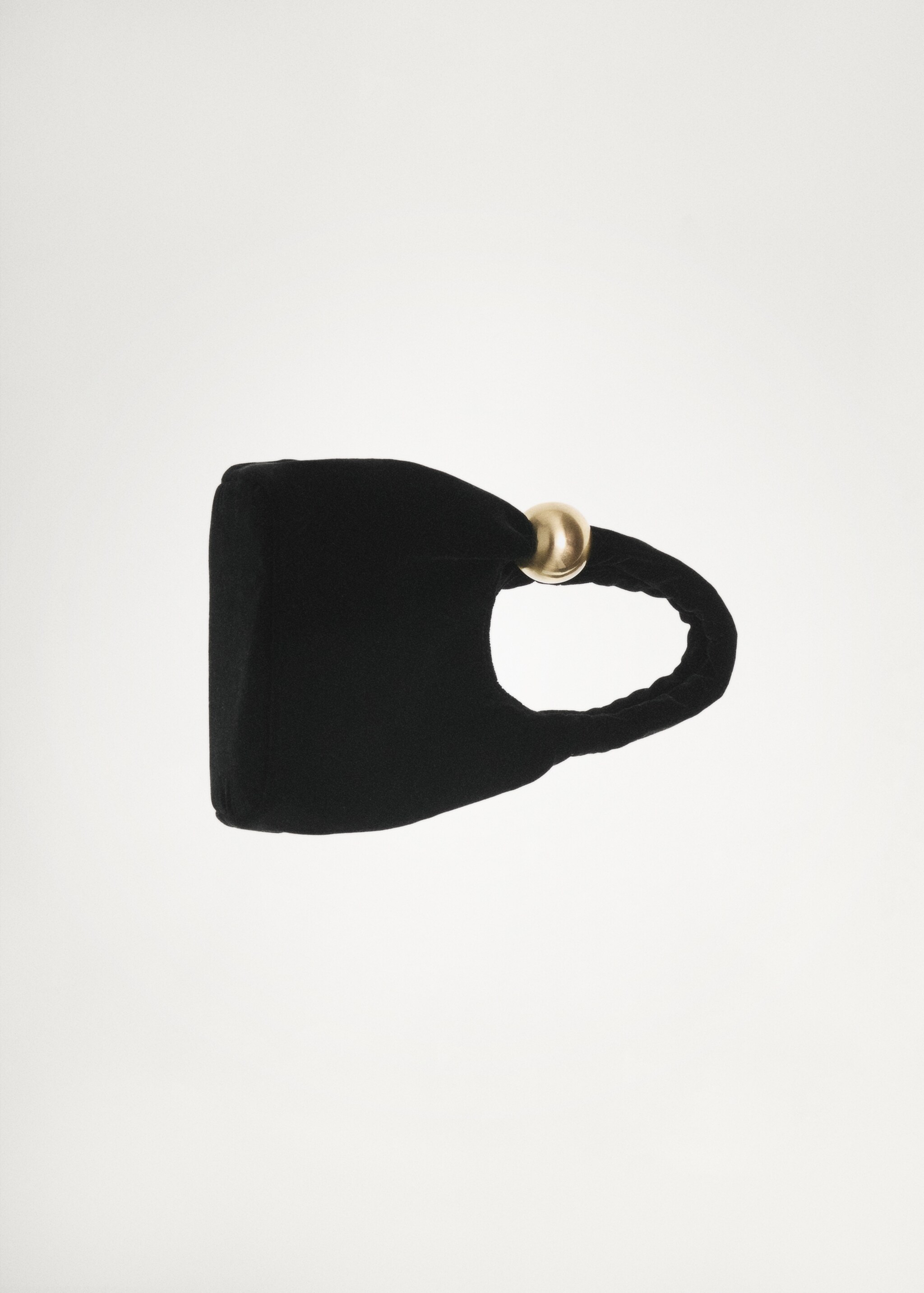 Velvet bag with ball detail - Details of the article 9