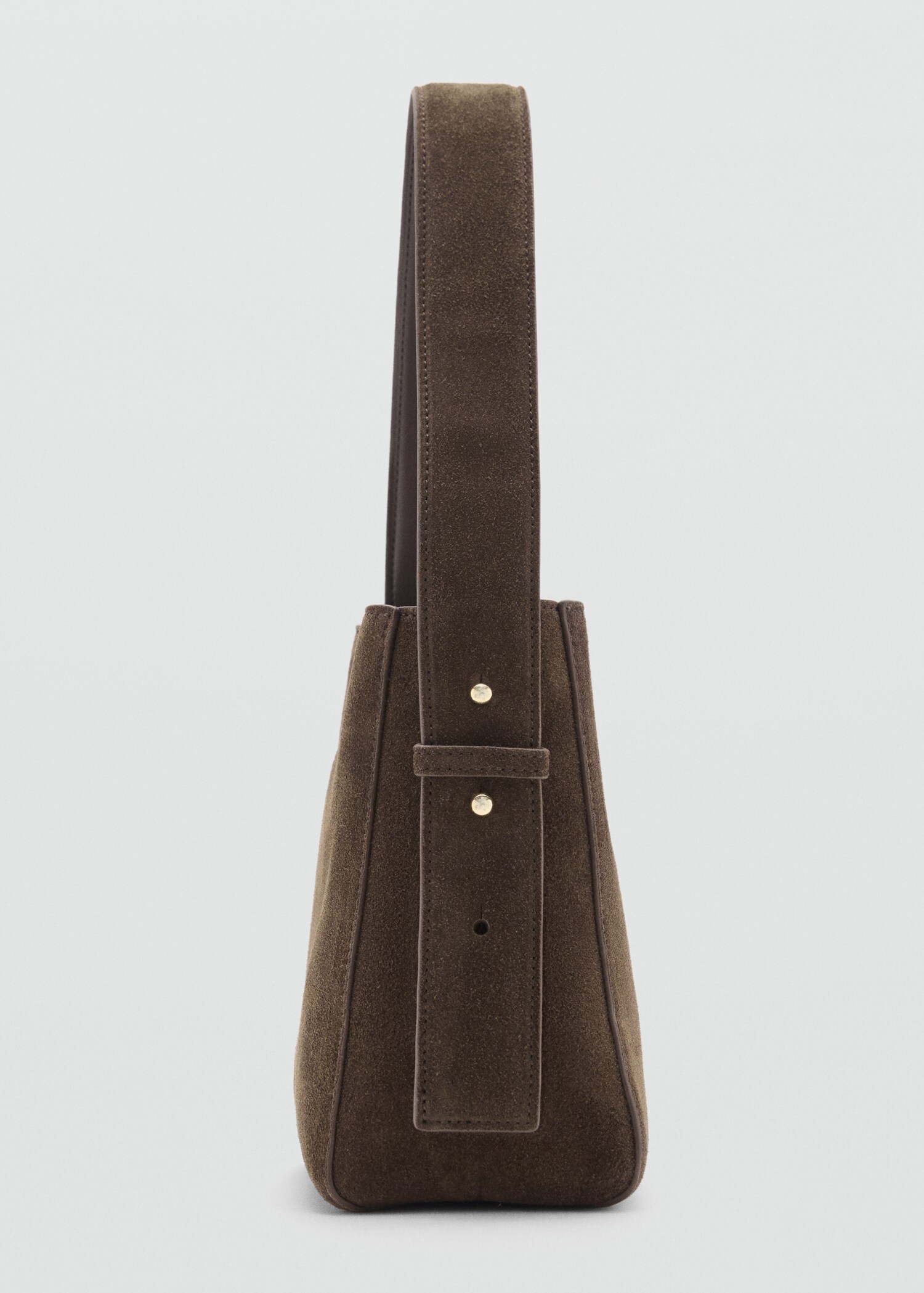 Suede mini shopper bag - Details of the article 1
