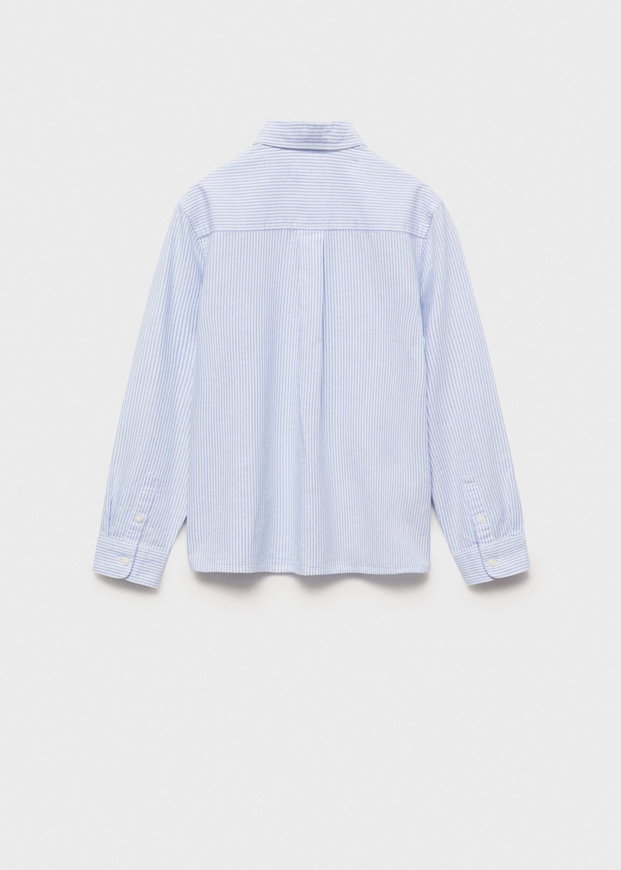 Camisa de 100% algodão com riscas Oxford - Verso do artigo