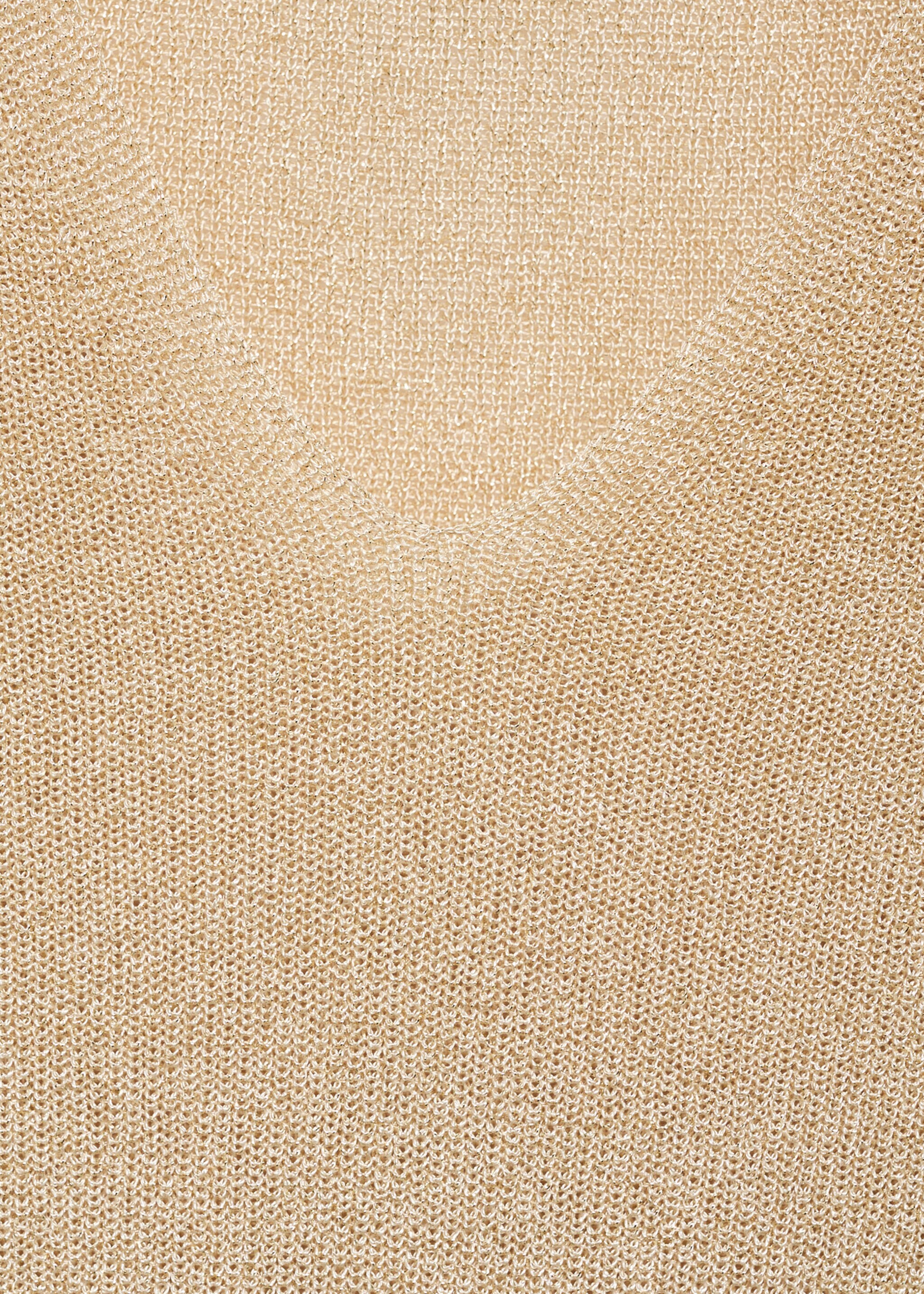 V-neck lurex sweater - Details of the article 8