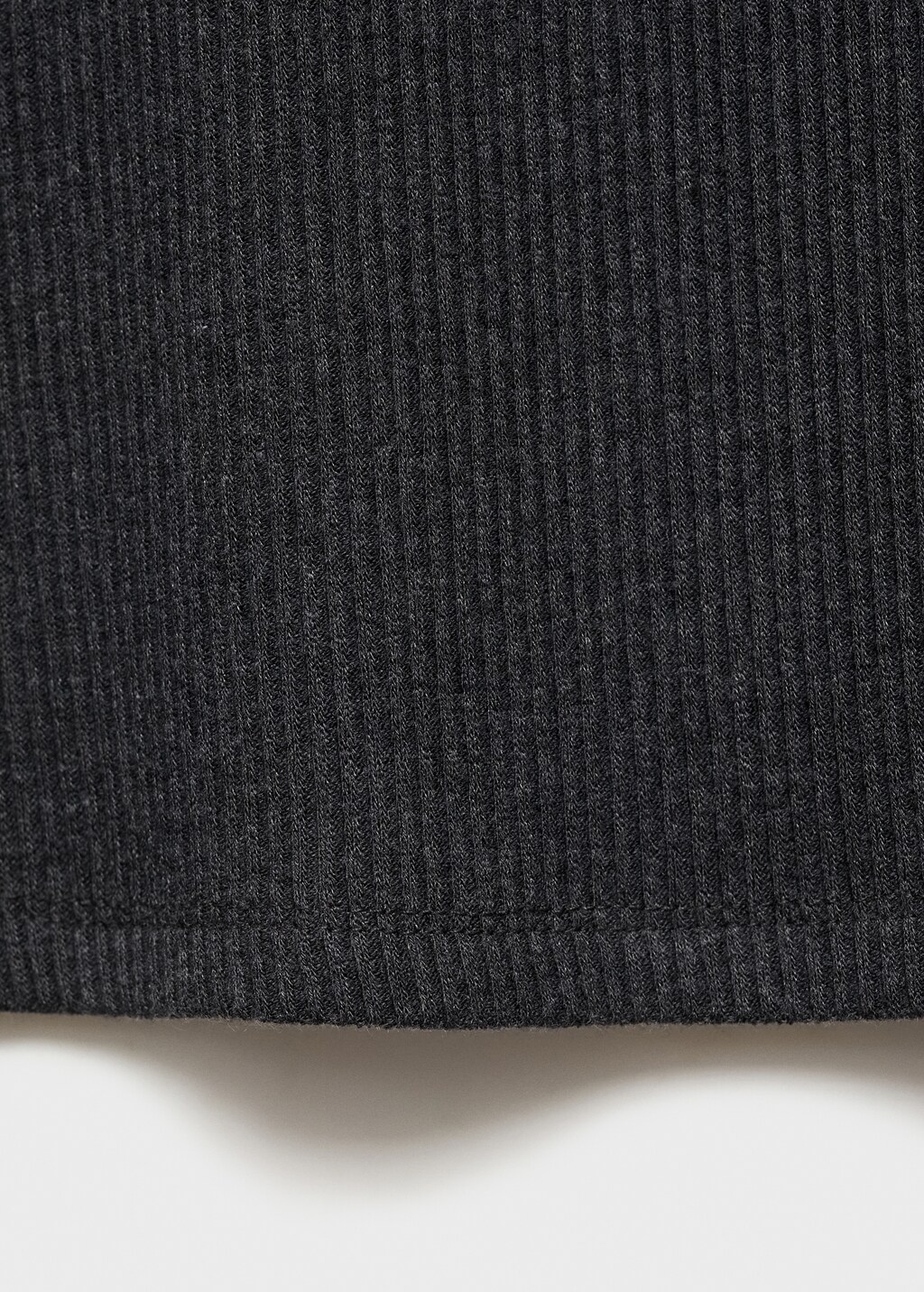 Ribbed long-sleeved t-shirt - Women | MANGO USA Ribbed long-sleeved t-shirt - Women | MANGO USA
