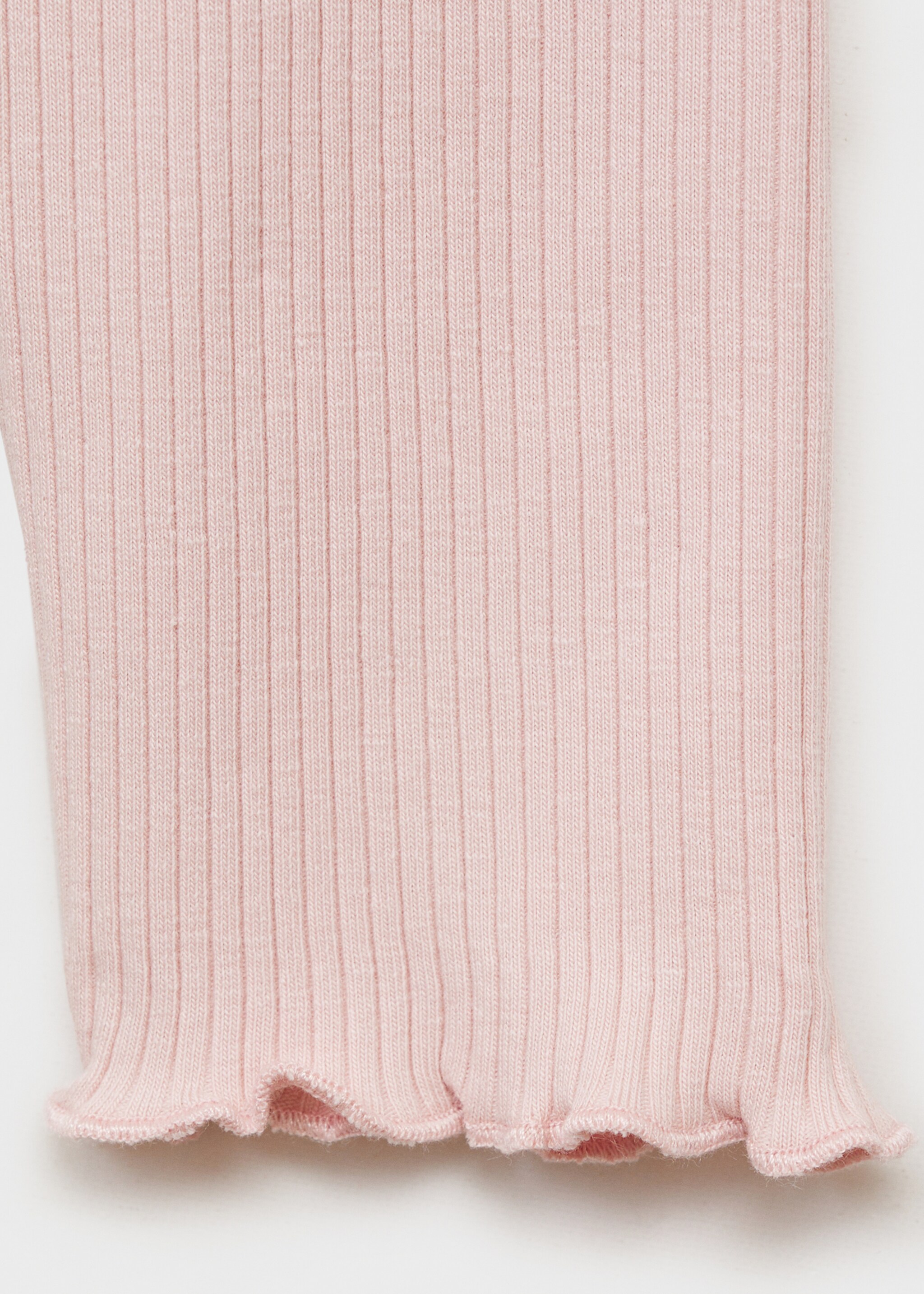 Geripptes T-Shirt mit hohem Kragen - Detail des Artikels 0
