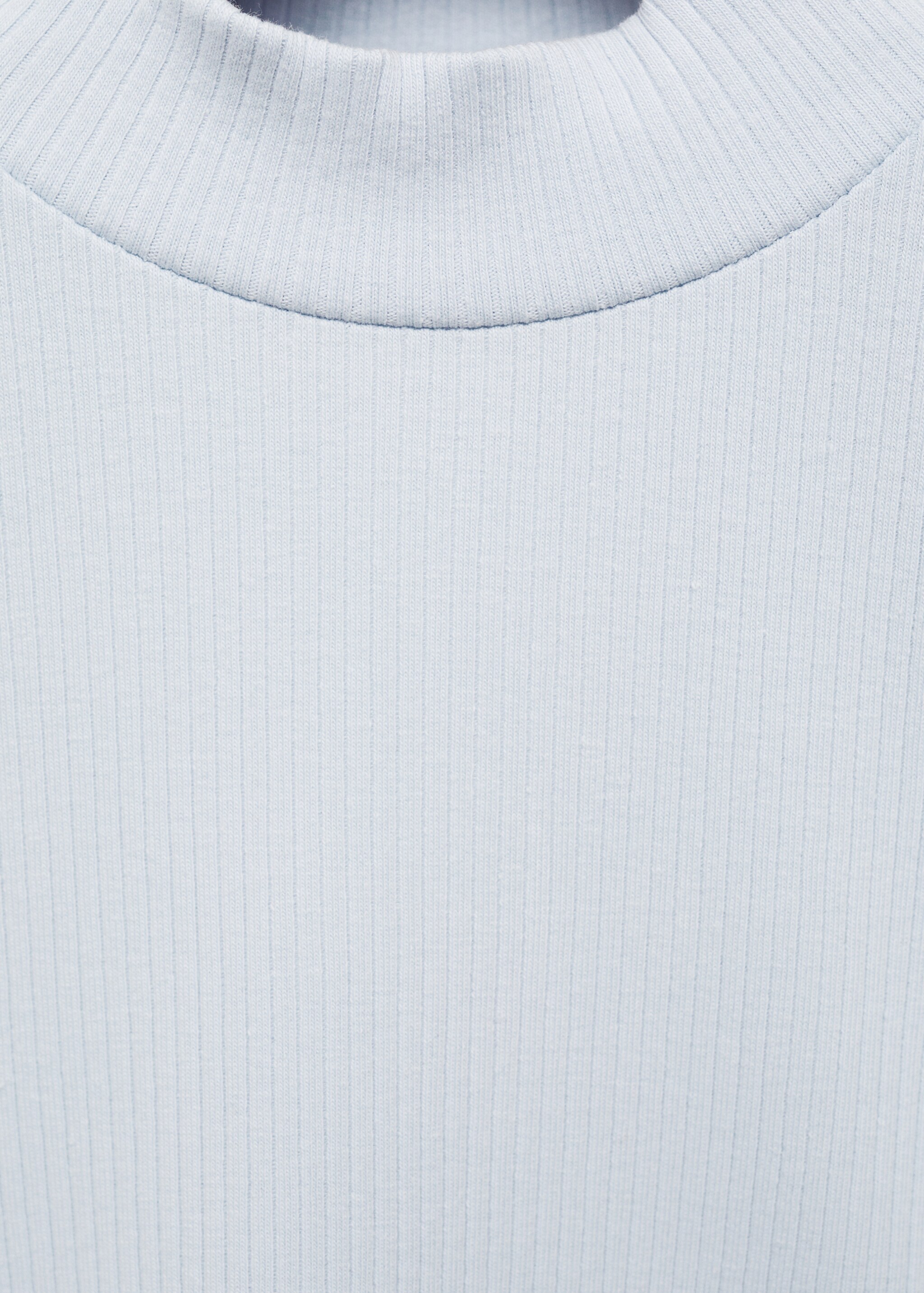 Camiseta canalé cuello alto - Detalle del artículo 8
