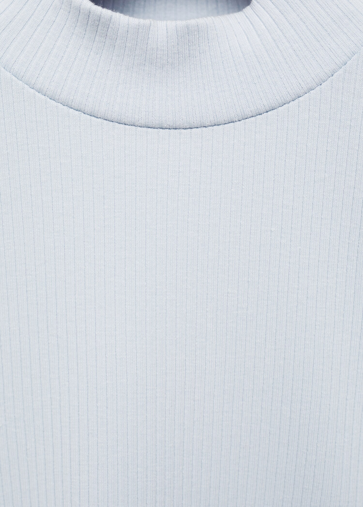 Camiseta canalé cuello alto - Detalle del artículo 8