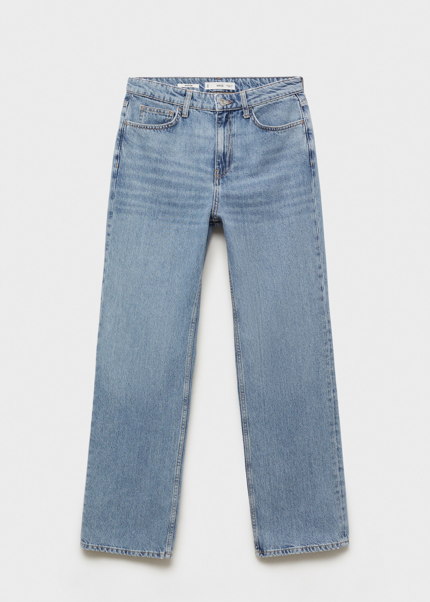 Matilda medium-rise straight-fit jeans - Article without model