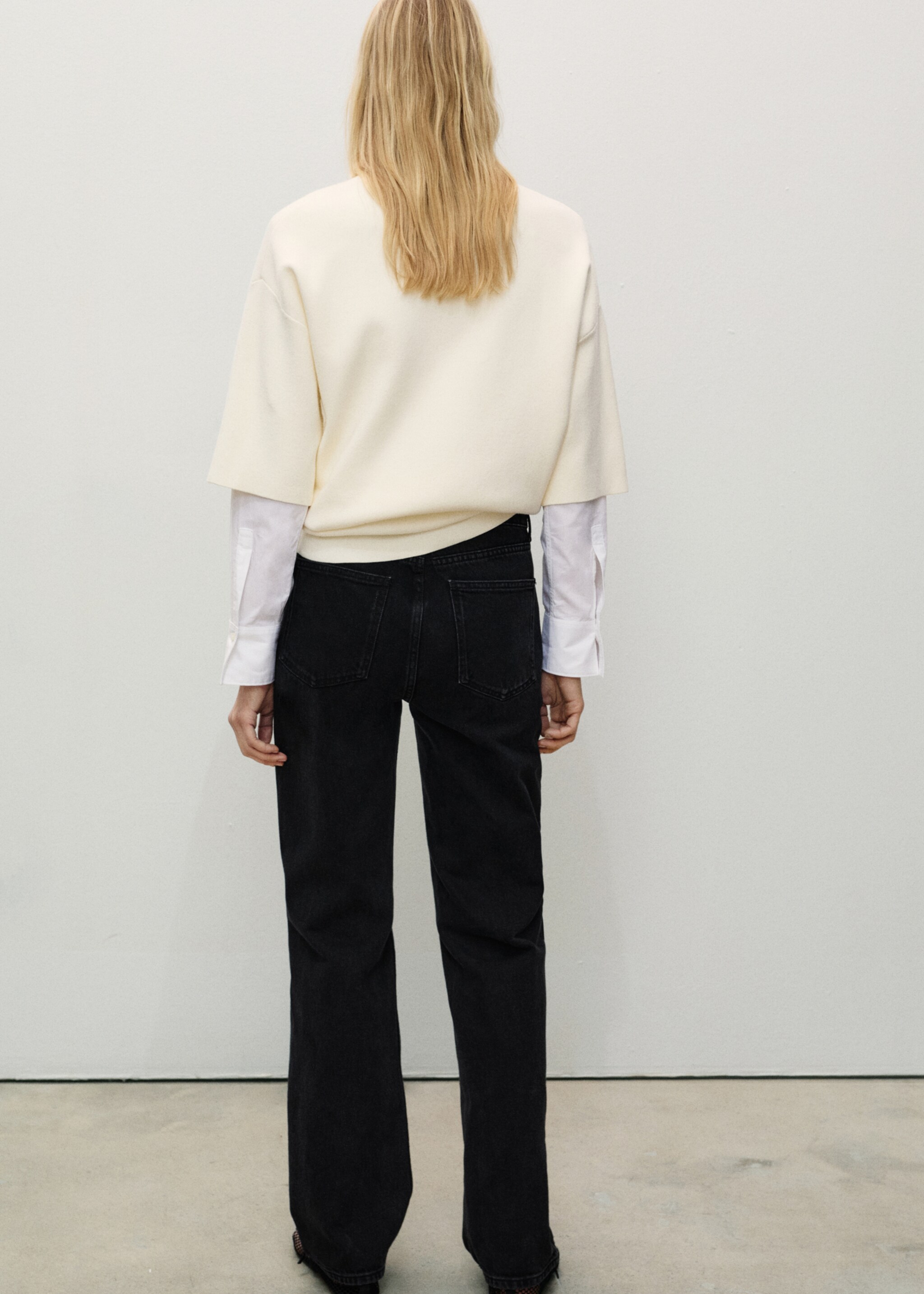 Matilda medium-rise straight-fit jeans - Reverse of the article