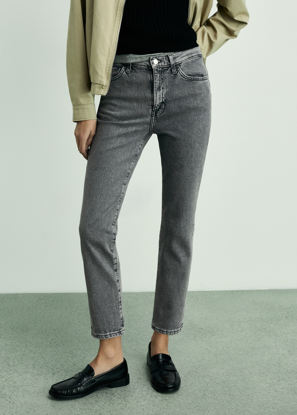 Jeans Claudia slim crop