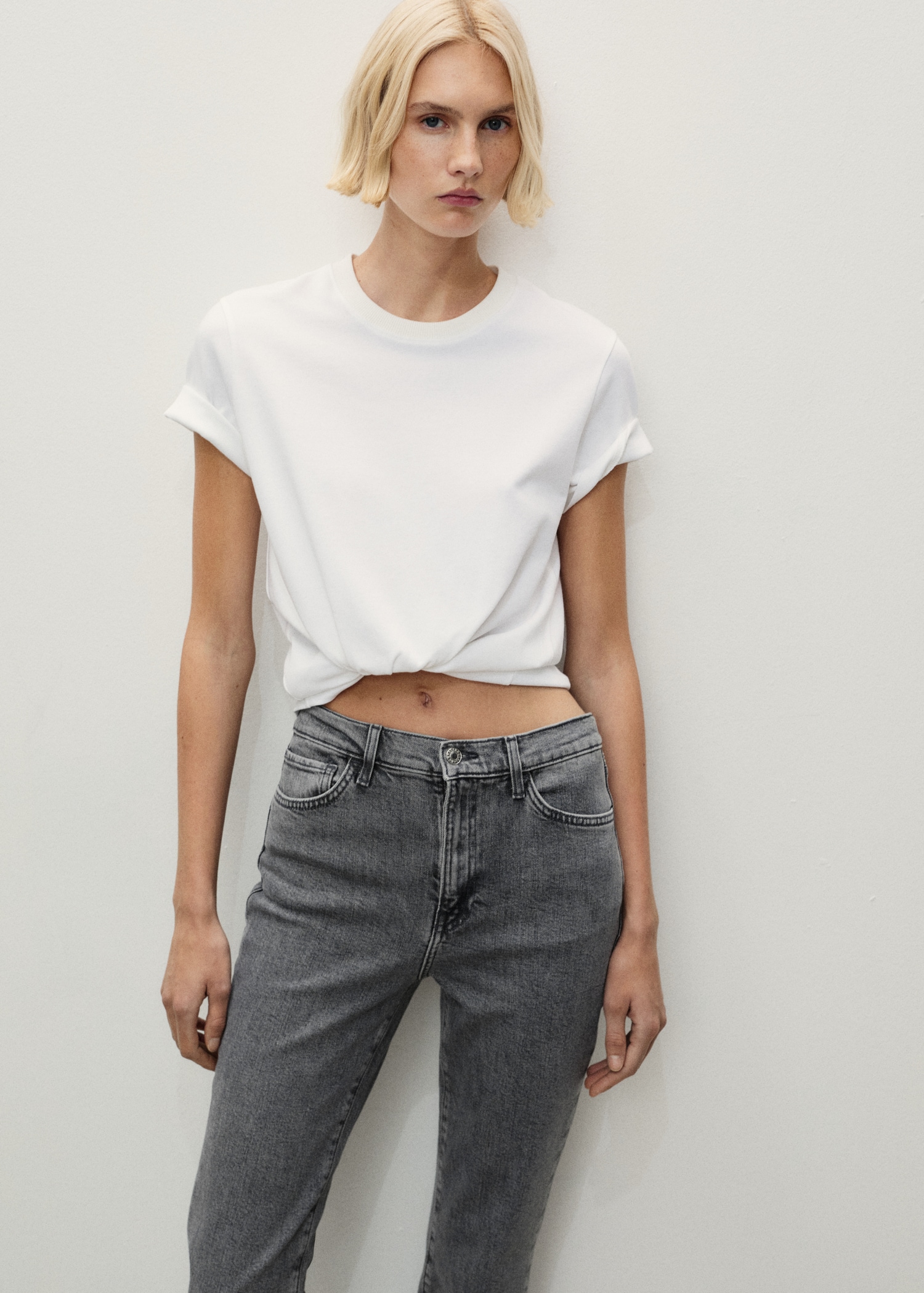 Claudia slim-fit cropped jeans - Main Image