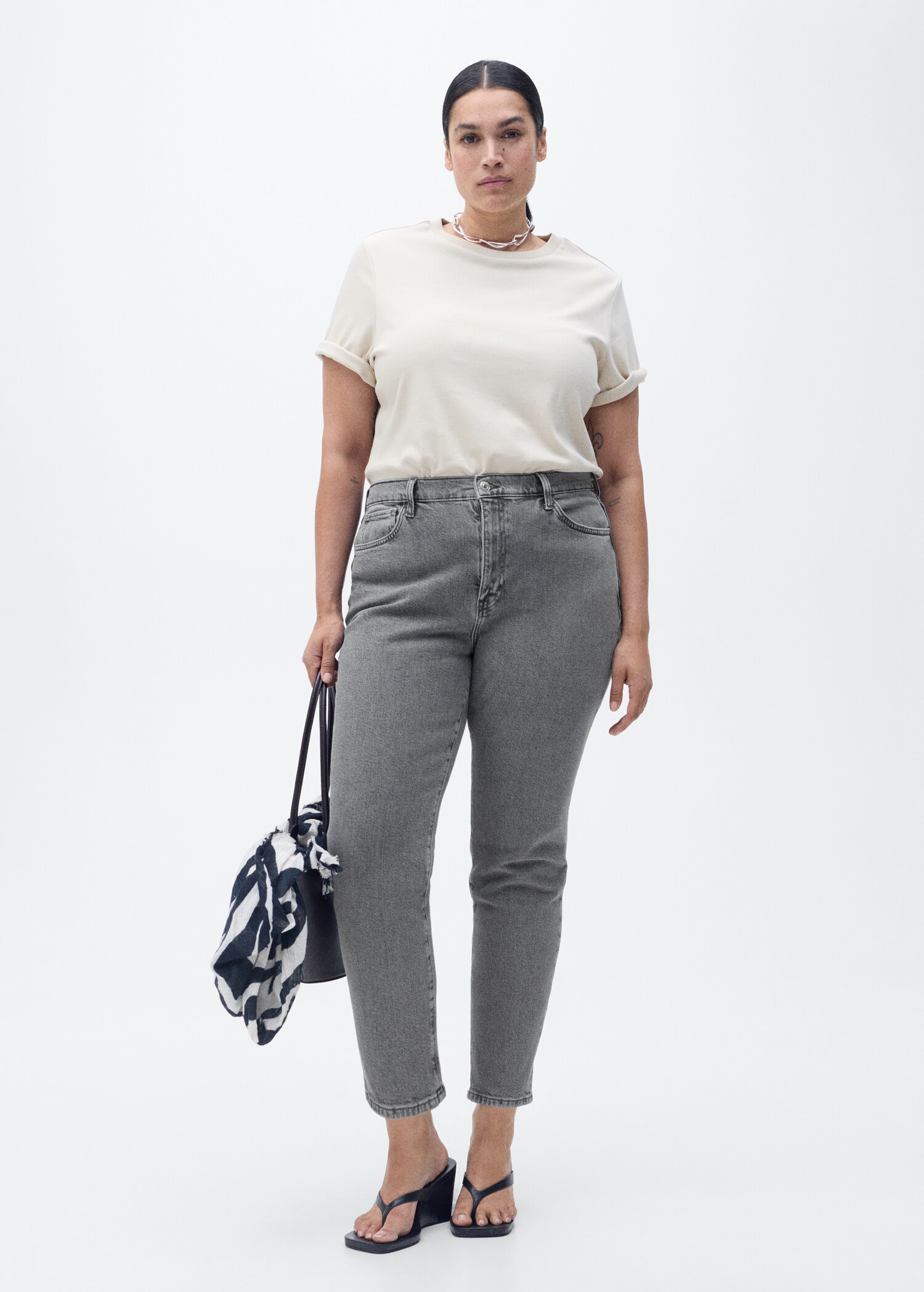 Slim-Jeans in Cropped-Länge Claudia - Detail des Artikels 3