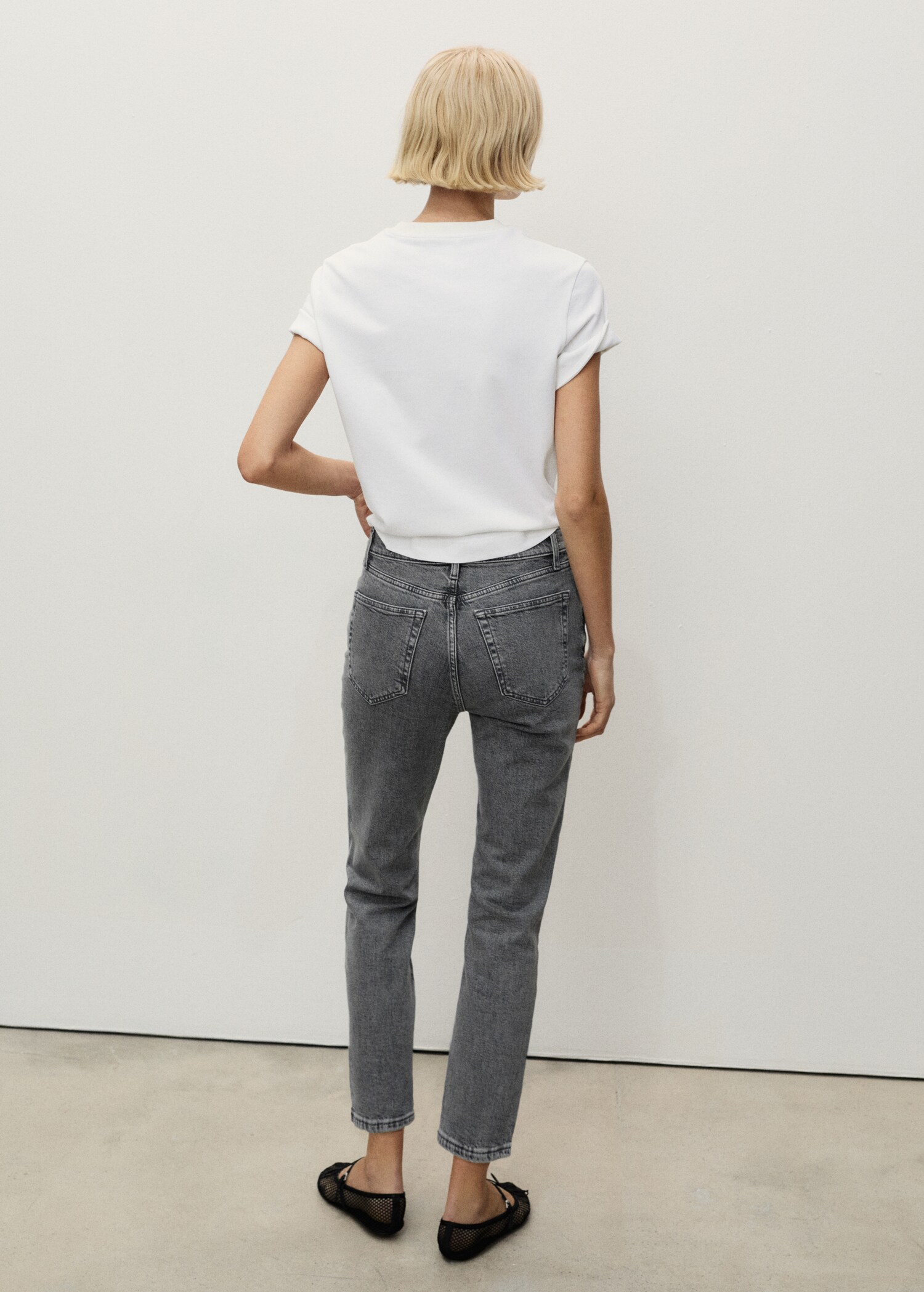 Slim-Jeans in Cropped-Länge Claudia - Rückseite des Artikels