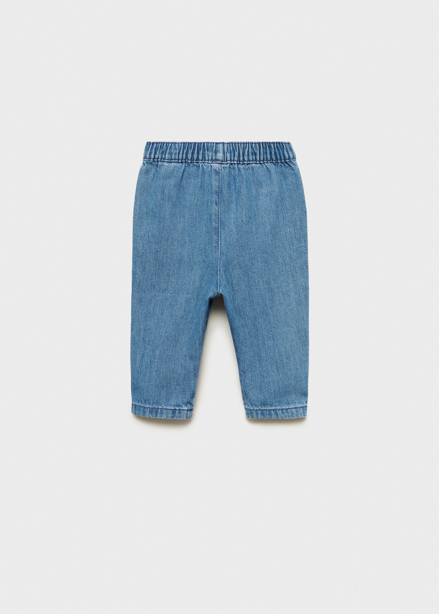 Lace drawstring waist jeans - Reverse of the article